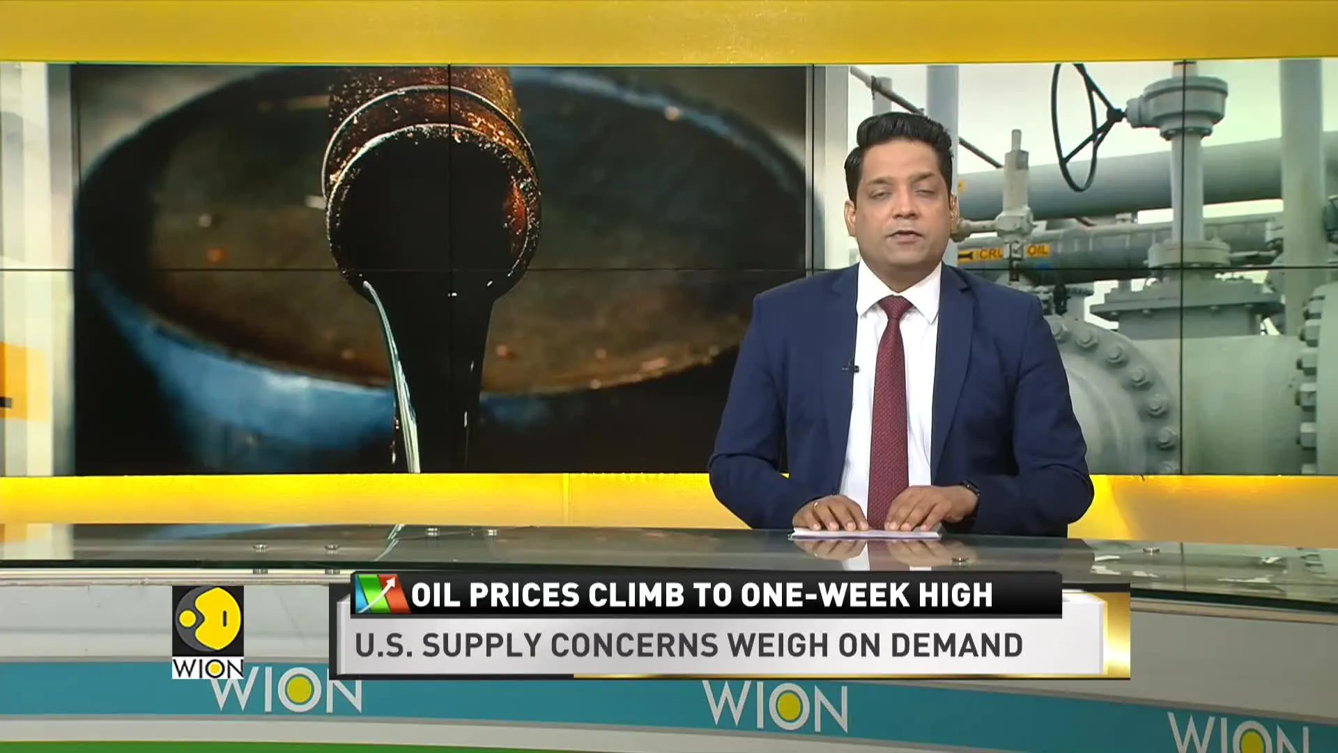 World Business Watch: Global oil price climbs to one-week high on US supply concerns