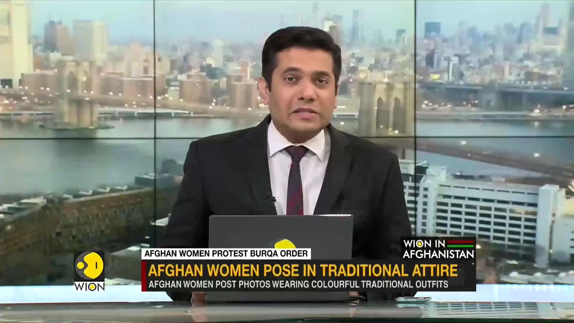Afghan women post photos in traditional attire to protest Taliban's burqa order