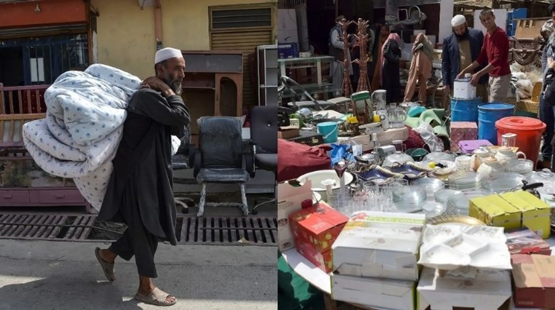 Amid cash crunch, fleeing Afghans sell possessions at Kabul's busy bazaars