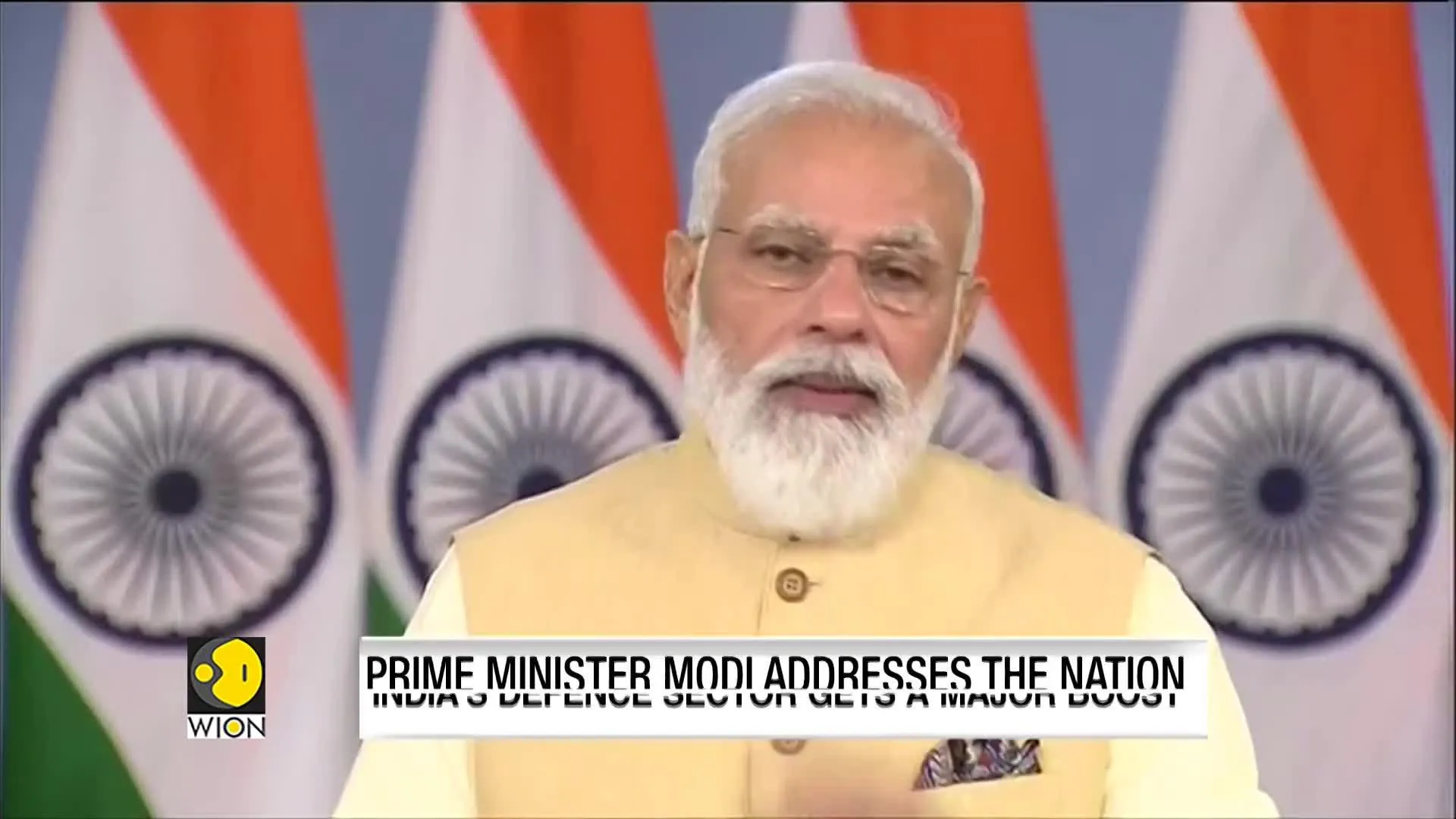 PM Narendra Modi addresses India, speaks on development of modern military industry in country