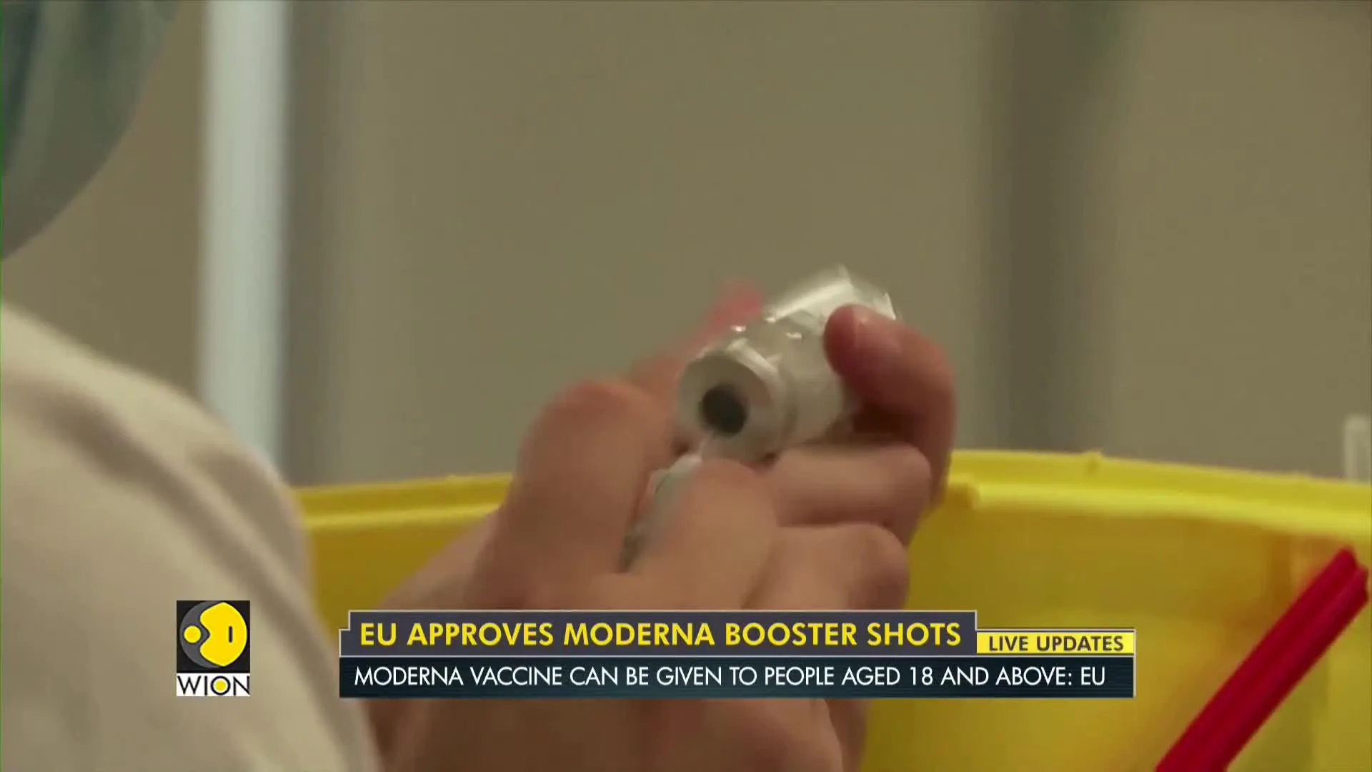 EU medicines agency approves Moderna's booster shot for people aged 18 and above