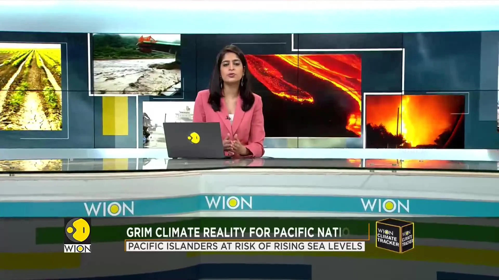 Tuvalu minister stands in sea to film COP26 statement