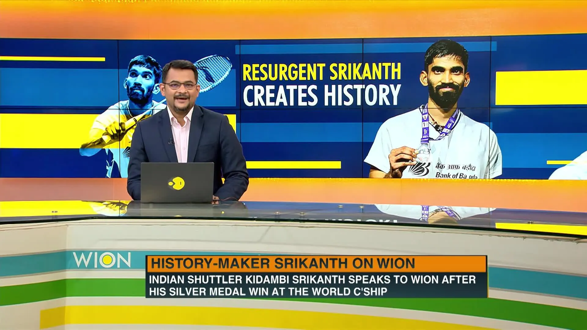 Indian shuttler Kidambi Srikanth scripts history after his Silver medal win at World Championships