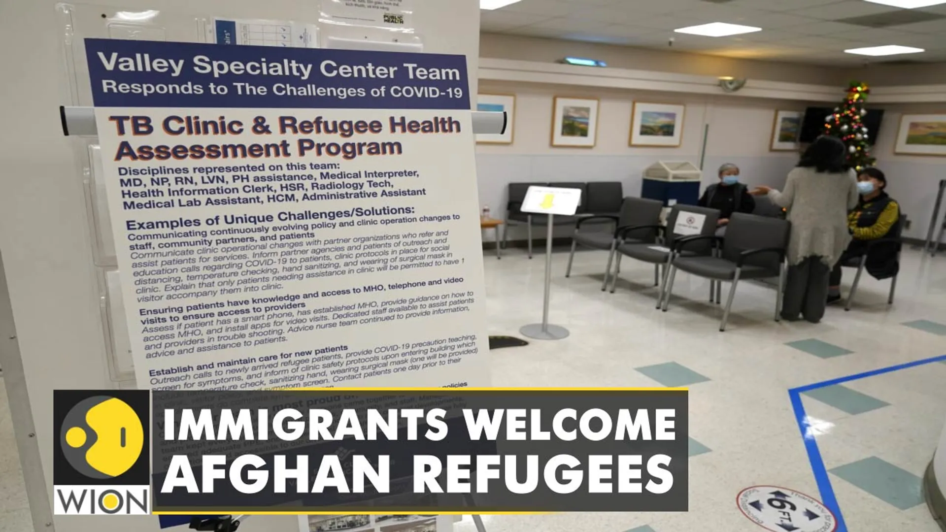 United States: Immigrants at California clinic help Afghan refugees
