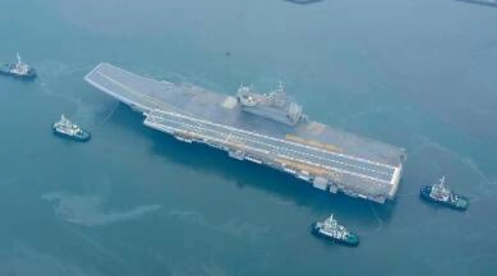 India's first indegenous made aircraft carrier IAC Vikrant sets sail in third phase of trials