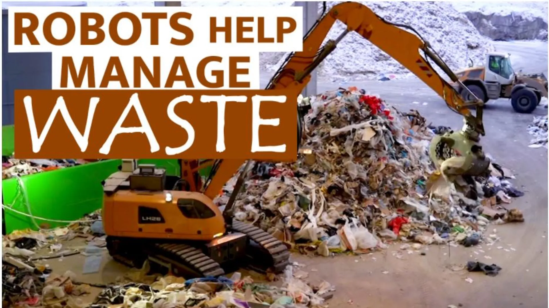Robots help in the battle against global waste