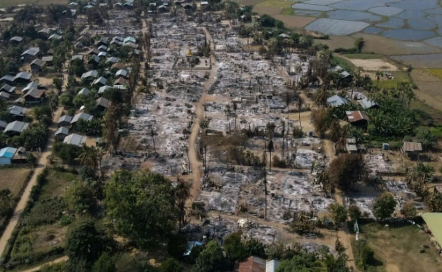 Myanmar junta accused of burning hundreds of homes