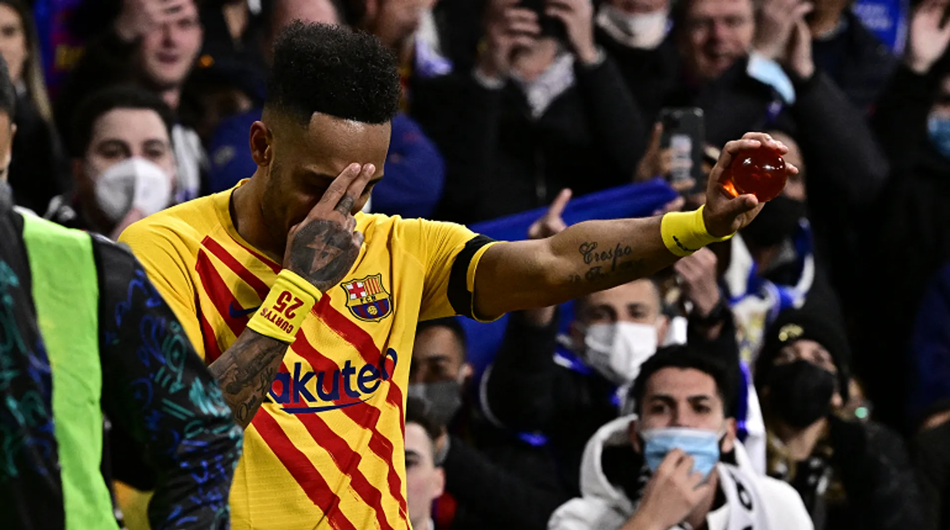 Pierre-Emerick Aubameyang scripts unique El Clasico record with stunning brace as Barca thrash Real Madrid