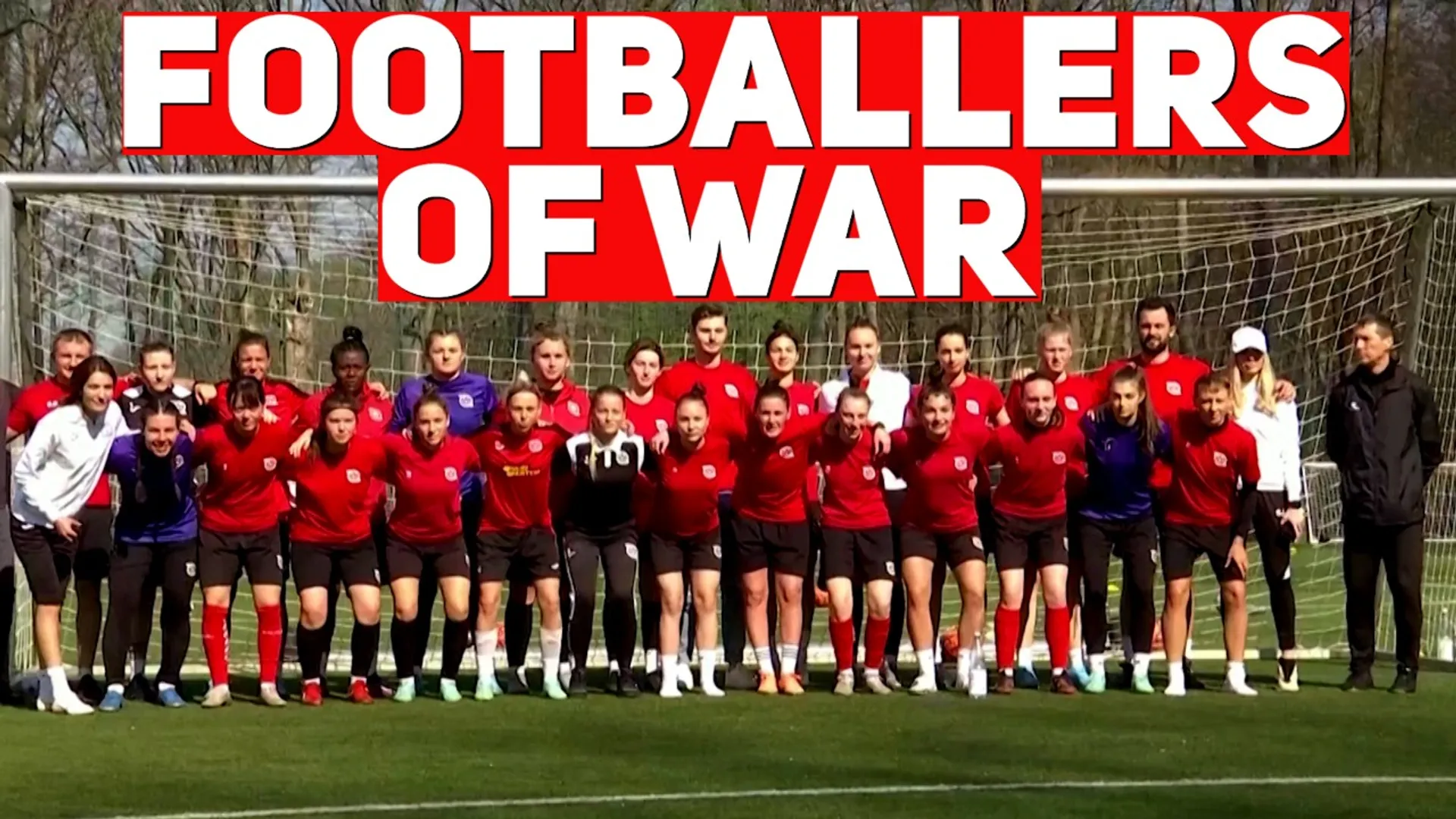 Ukrainian Female Footballers have found a new training ground