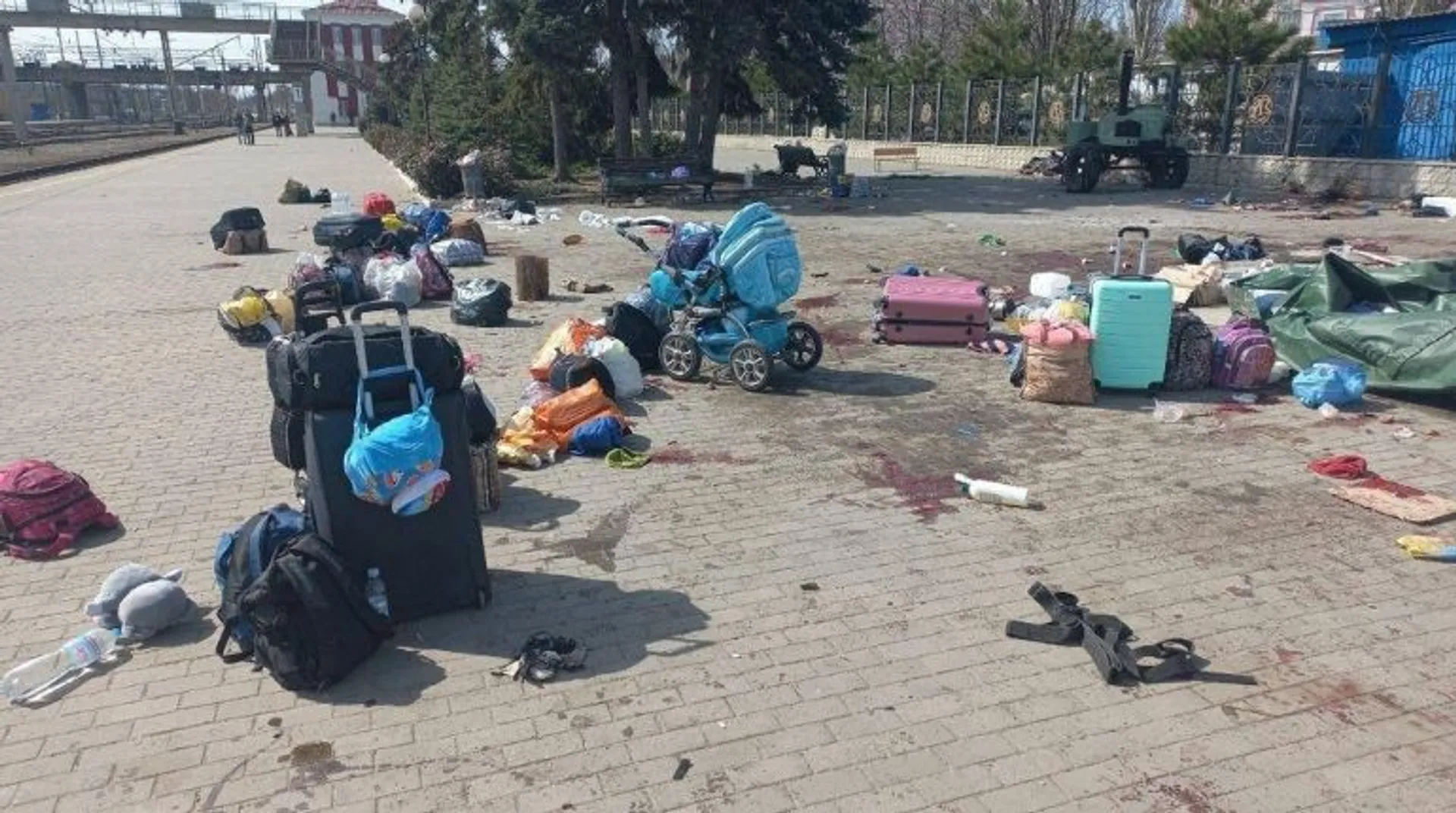 Russian rocket strike on Ukraine train station kills 52, injures many, say reportsÂ 