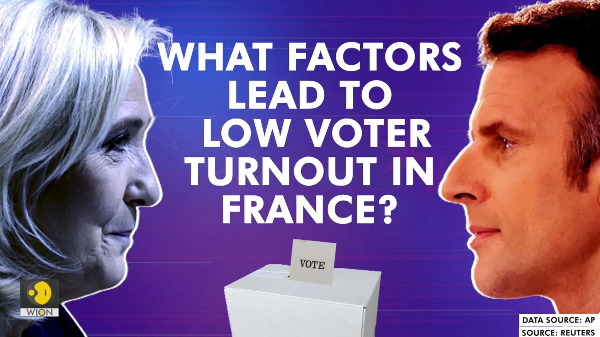 What factors lead to a low voter turnout in France?