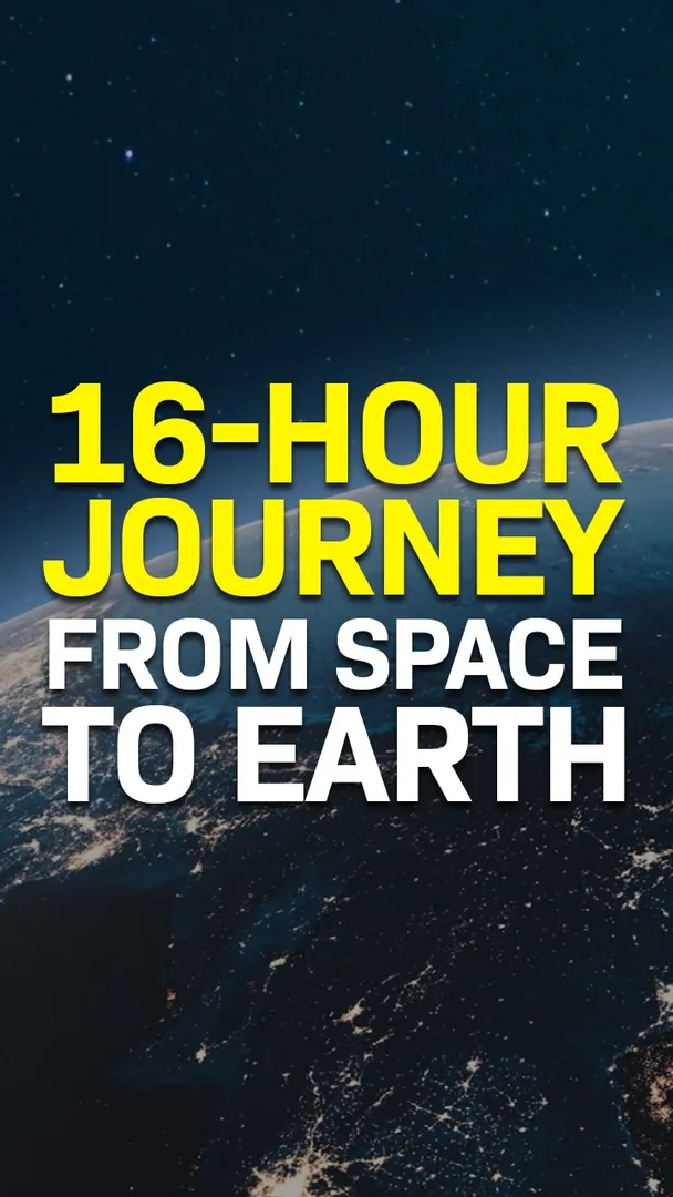 What’s special about these astronauts returning to earth from space?