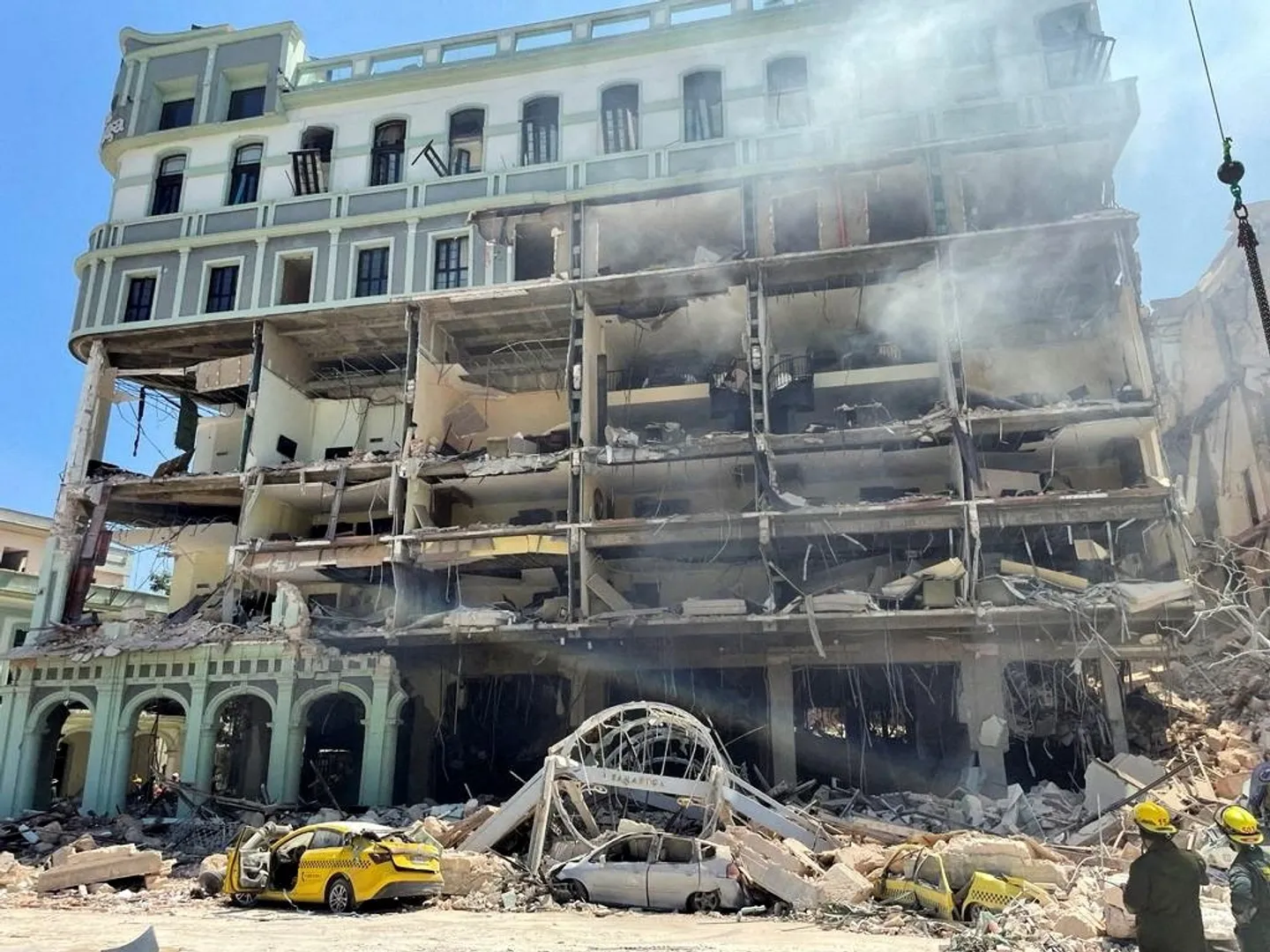 Explosion at historic Havana hotel kills 22 and injured around 70