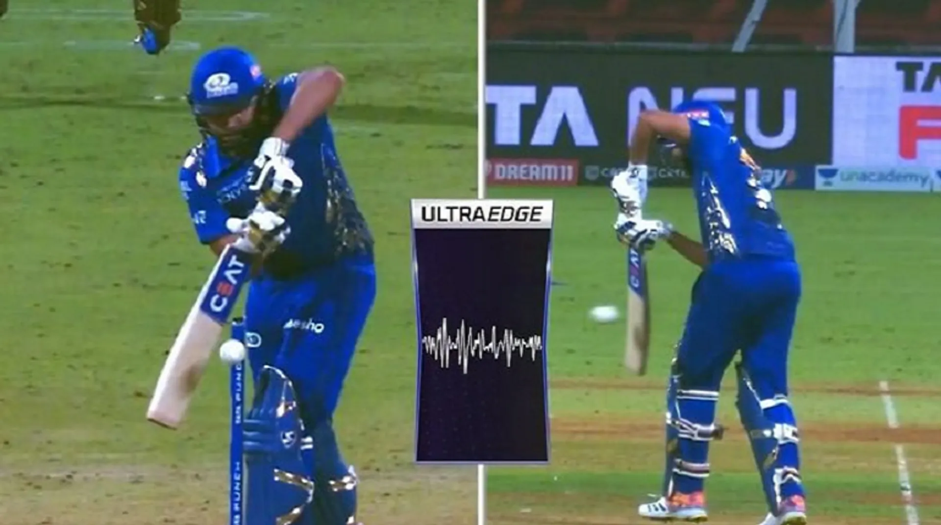 Fans slam 3rd umpire as ultra edge glitch leads to Rohit Sharma's controversial dismissal against KKR