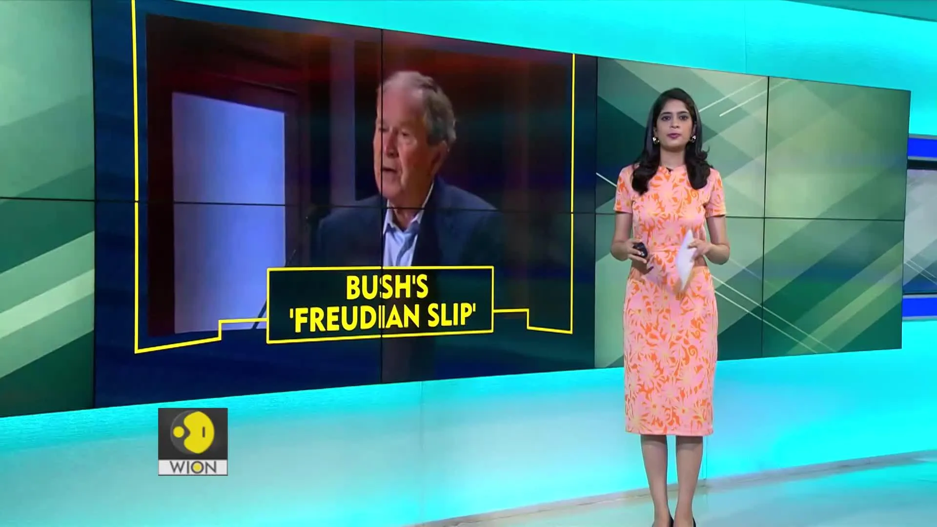 Former US President Bush condemns 'brutal invasion of Iraq' in public gaffe