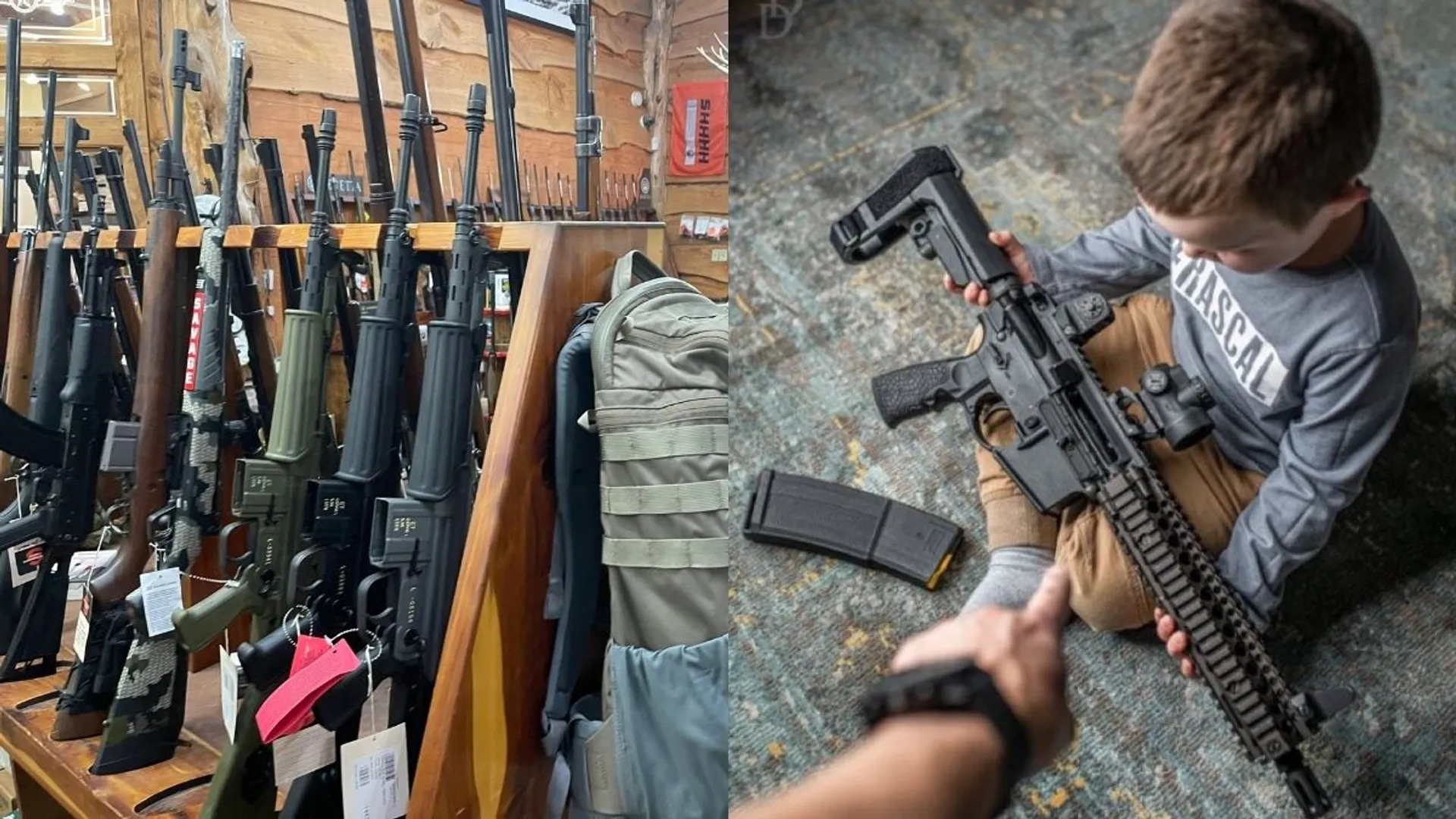 America's love for military style weapons and AR-15, the assault rifle used in Texas school shooting