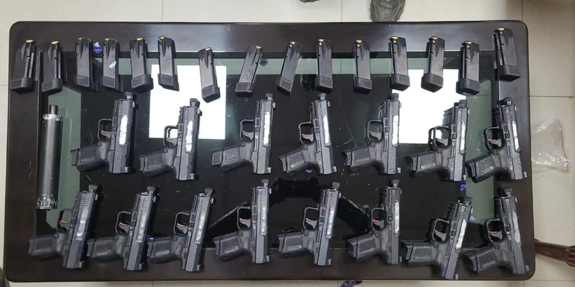 Terrorists have been using small arms like pistols in Kashmir