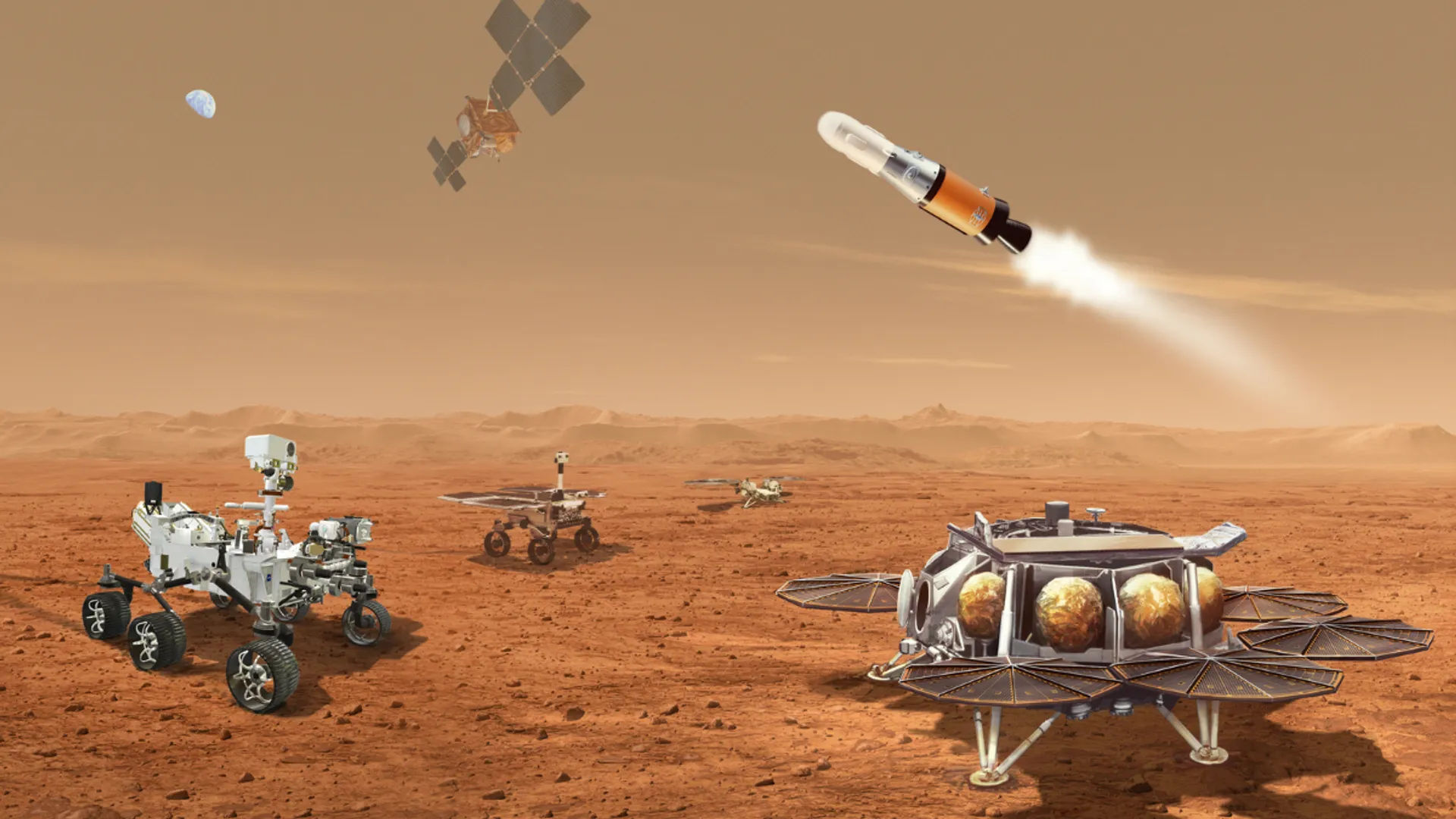 NASA prepares for the first rocket launch from a foreign planet