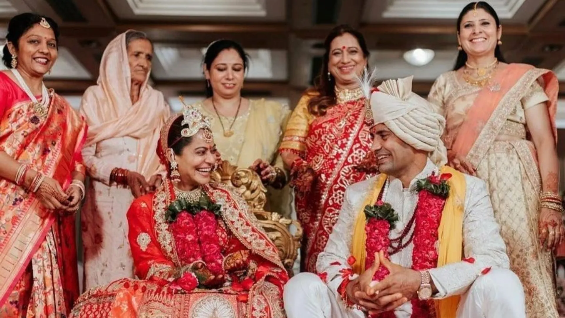 'Lock Upp' star Payal Rohatgi ties the knot with Sangram Singh after 12 years of dating, see wedding pics