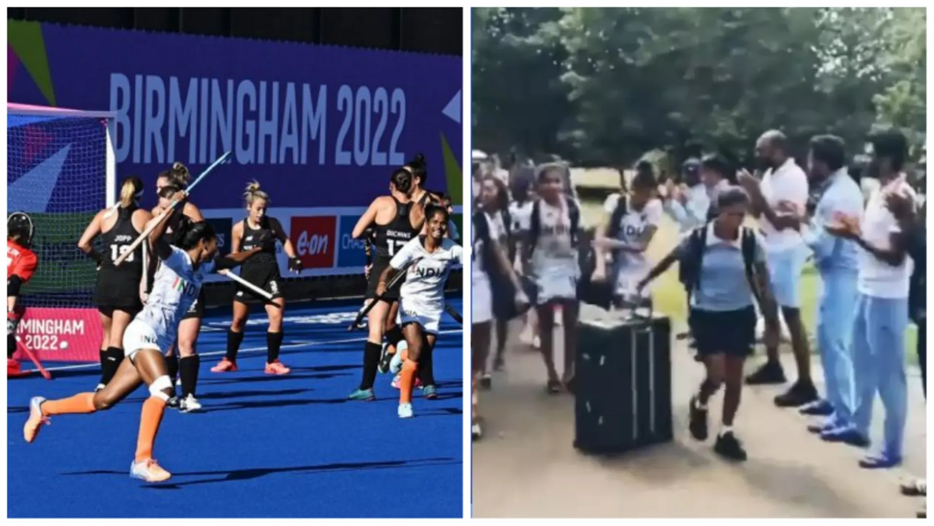 CWG'22: Heartwarming! Savita-led India get guard of honour from Manpreet & Co. after bronze win - WATCH