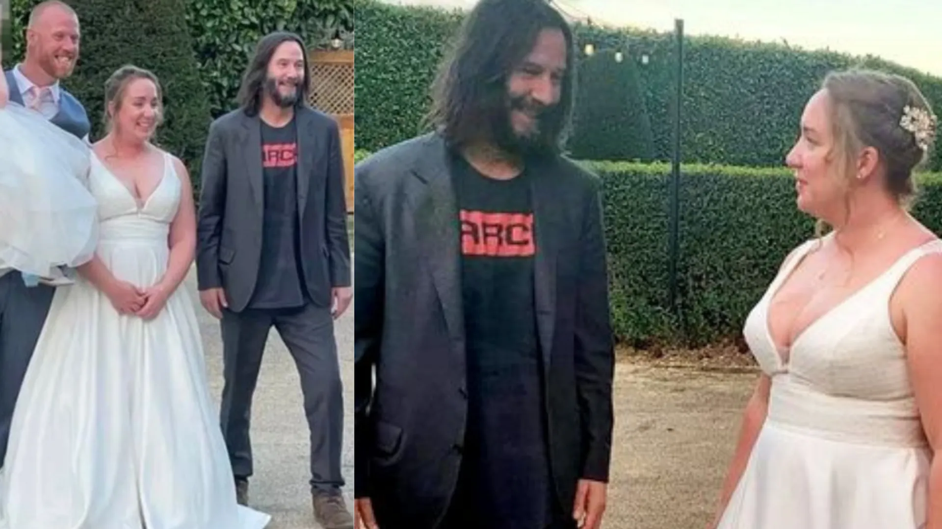 Keanu Reeves surprises UK couple on their wedding reception, netizens hail the star