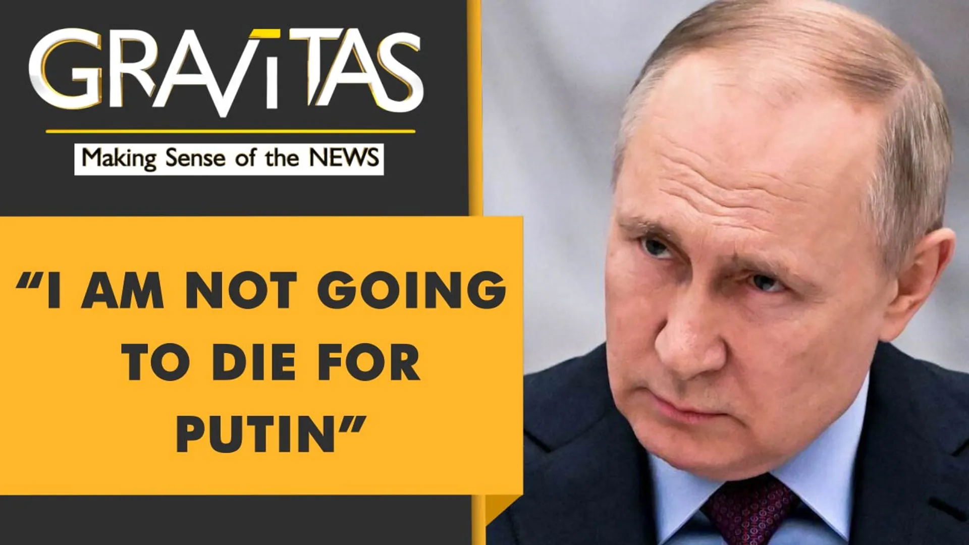 Gravitas: Ukraine conflict: Russians don't want to go to war