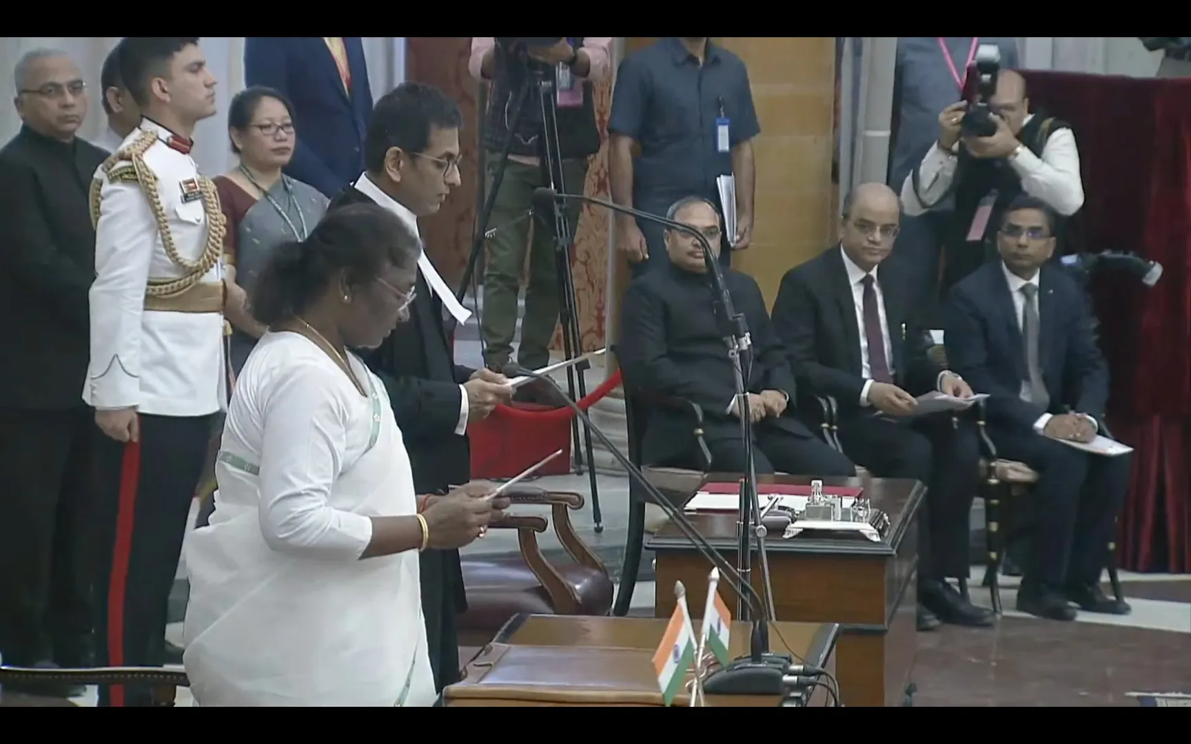 Justice DY ChandrachudÂ sworn in as 50th Chief of Justice of India