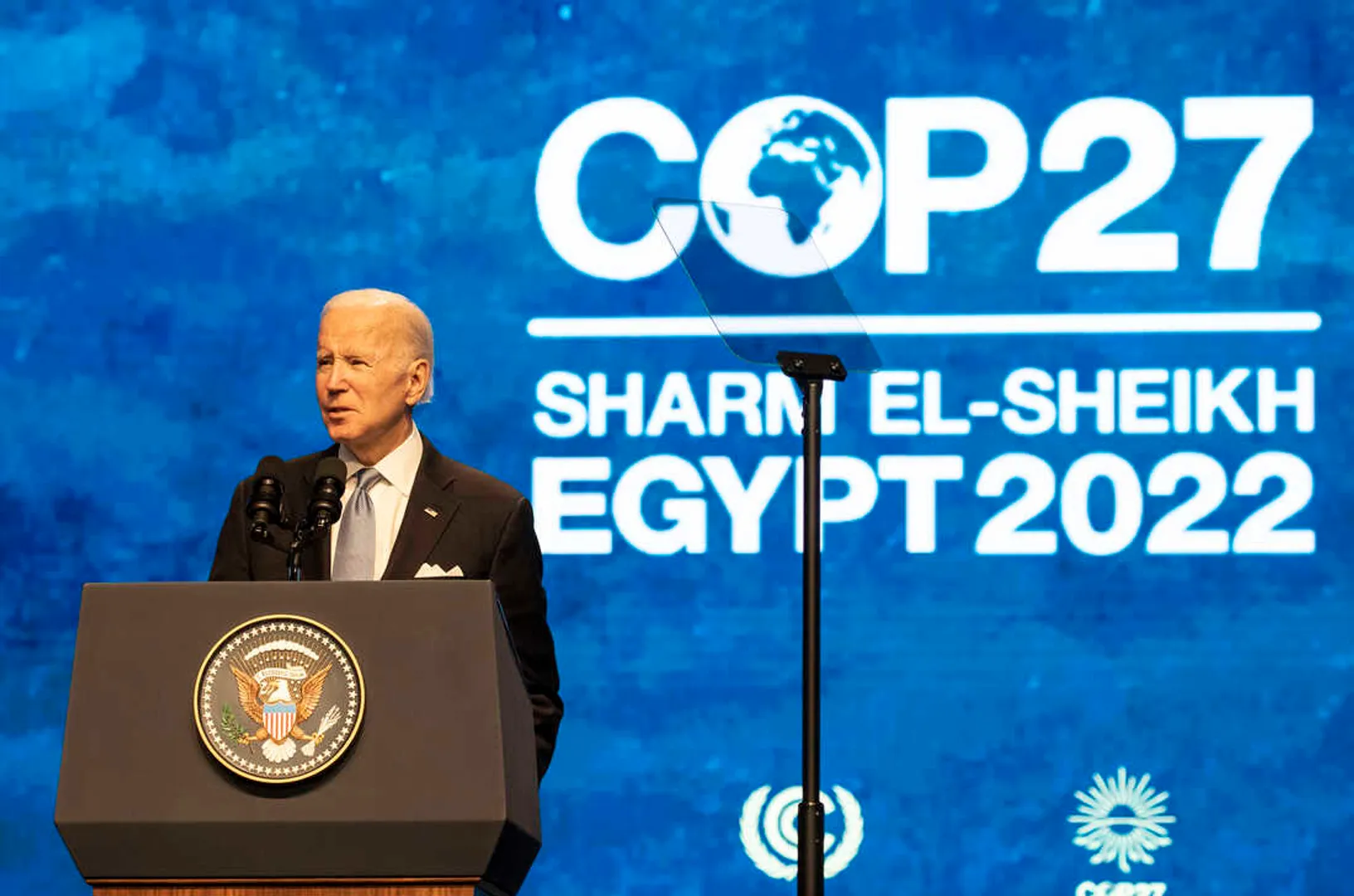 COP27 summit: US President Joe Biden says 'on track to meet emission target'