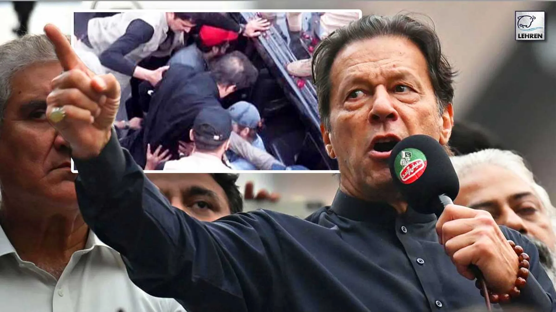 Watch: Former Pakistan PM Imran Khan shot in the leg during his long march