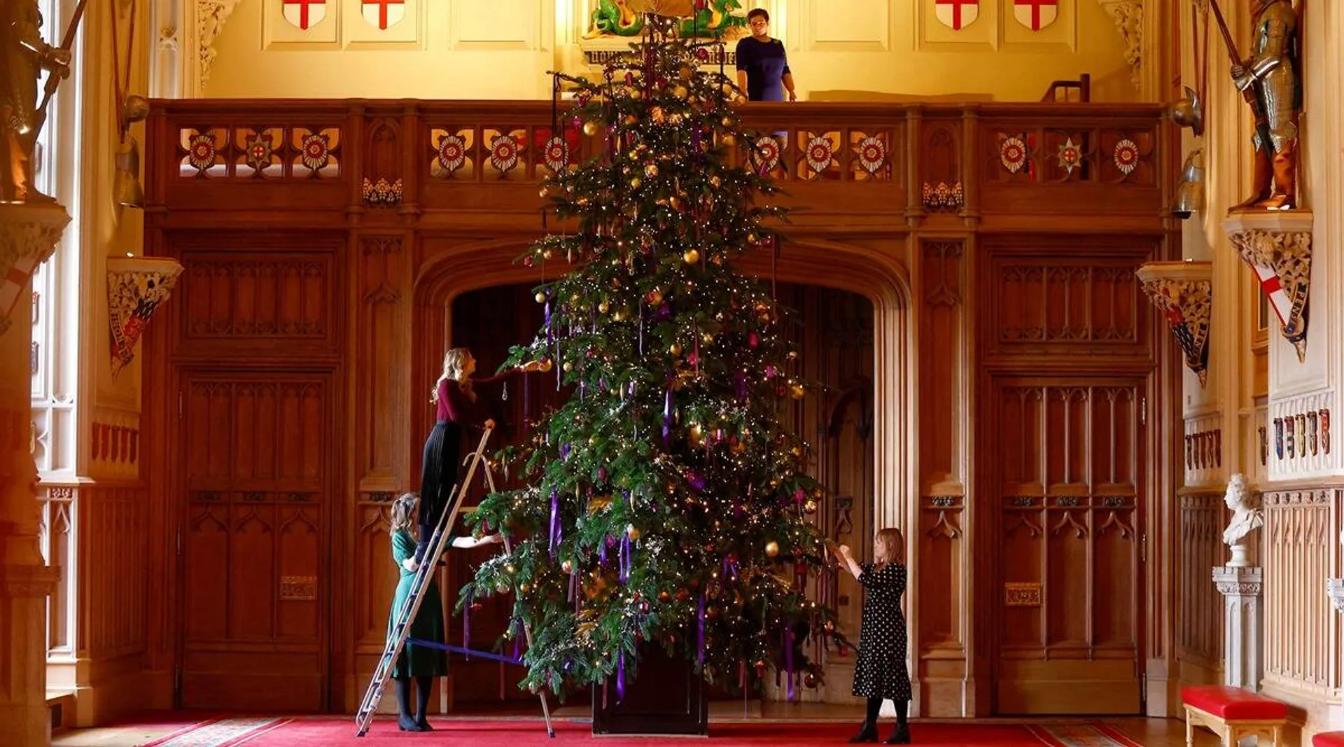 UK: King Charles' estate Windsor Castle showcases 20-foot-high Fir tree