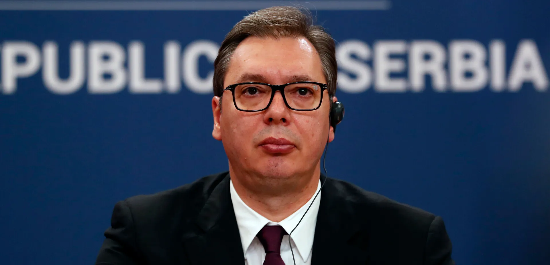Serbian President calls for peace in Kosovo amid protest