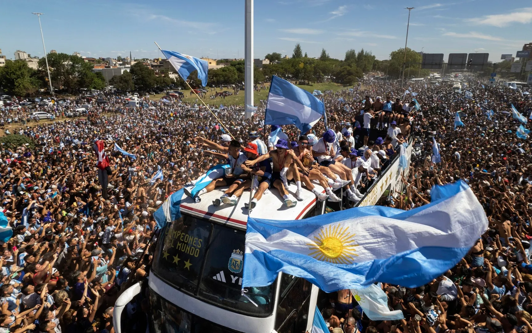 Argentina forced to abandon World Cup victory parade