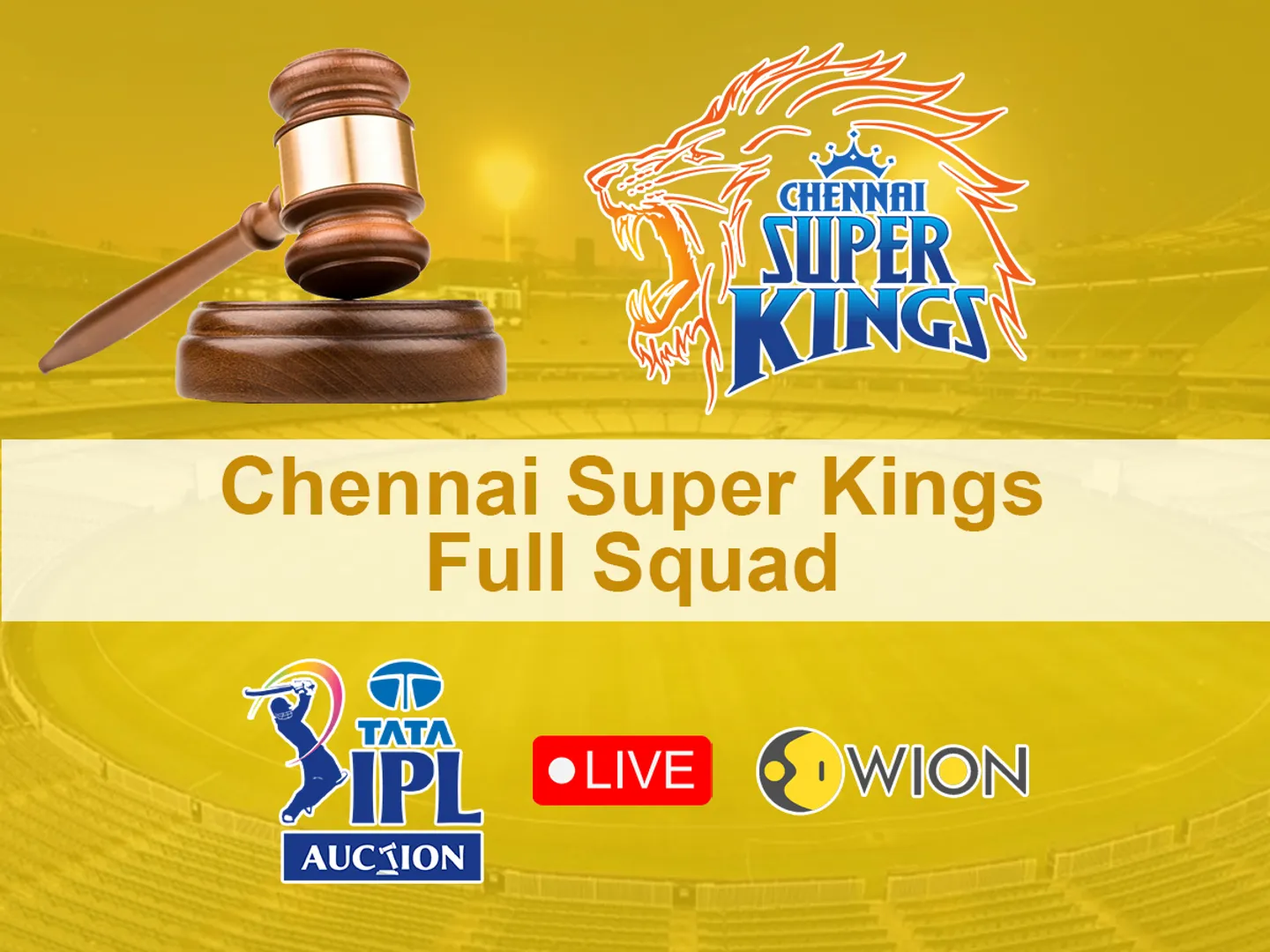 CSK Squad in IPL Auction 2023: Chennai Super Kings full player list, captain, key players, batsmen, bowlers, all-rounders, Indian-Foreign Players, all you need to know