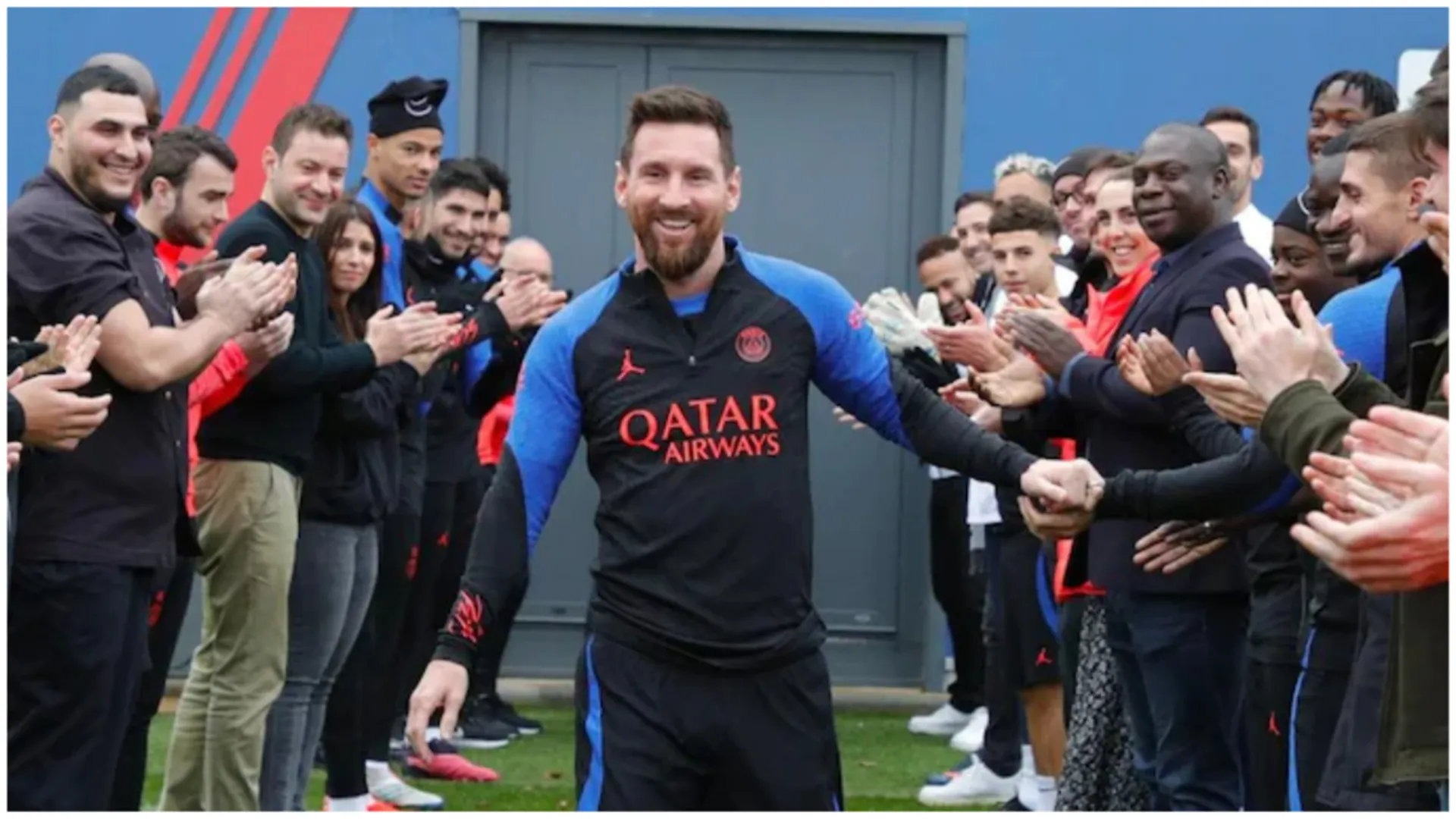 WATCH: Heartwarming! World Cup champion Lionel Messi receives guard of honour from PSG teammates