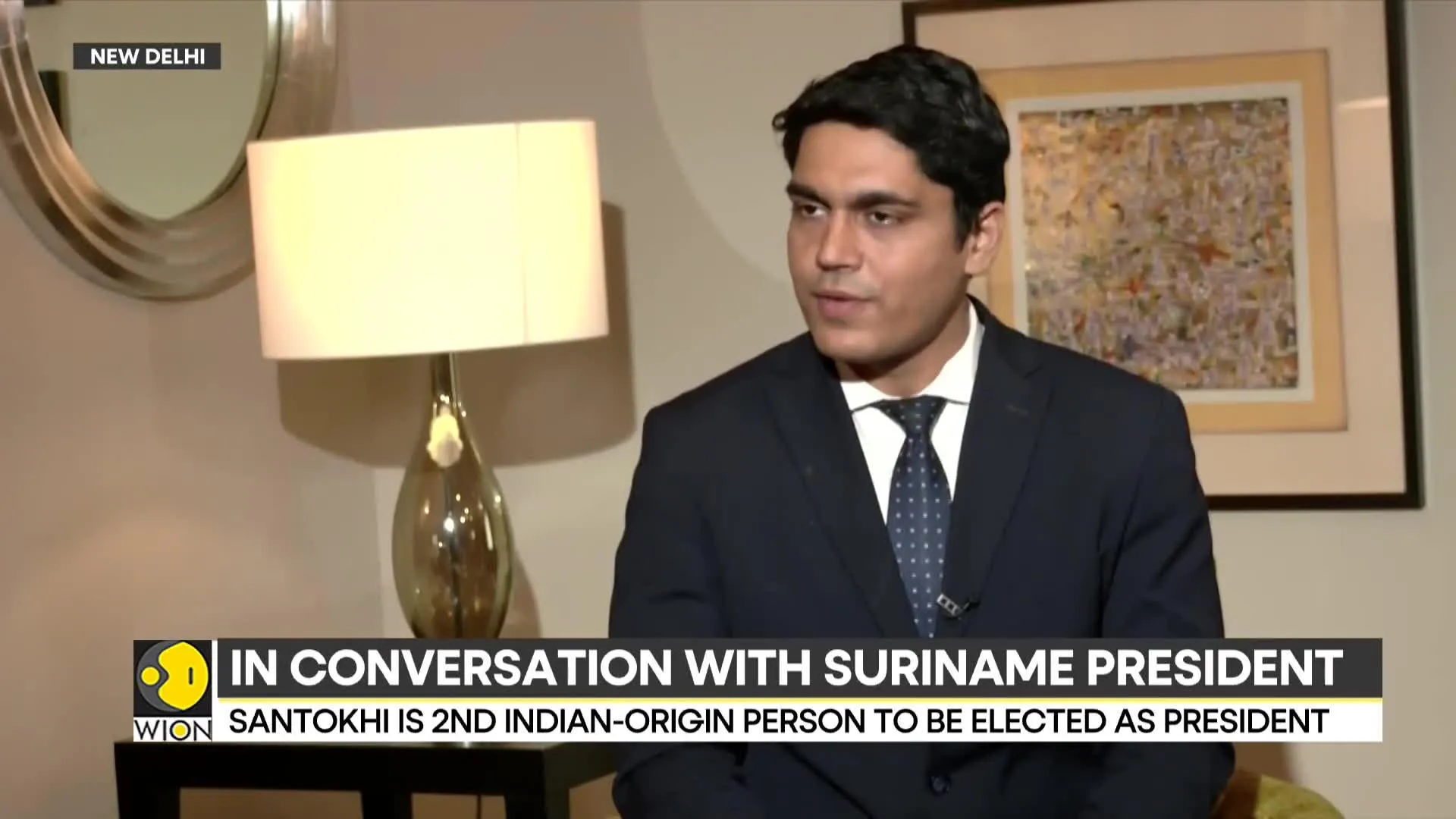 WION Exclusive: Suriname President Chandrikapersad "Chan" Santokhi speaks to WION