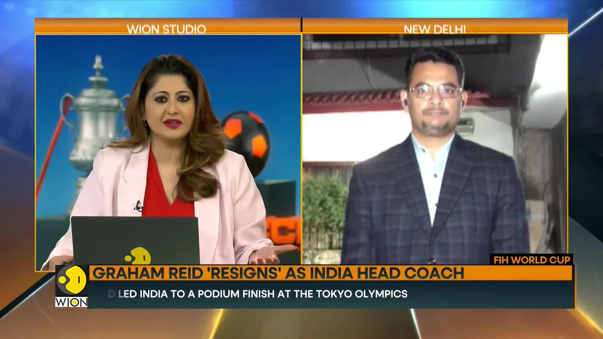 WION Sports: Indian men's head hockey coach Graham Reid resigns after World Cup