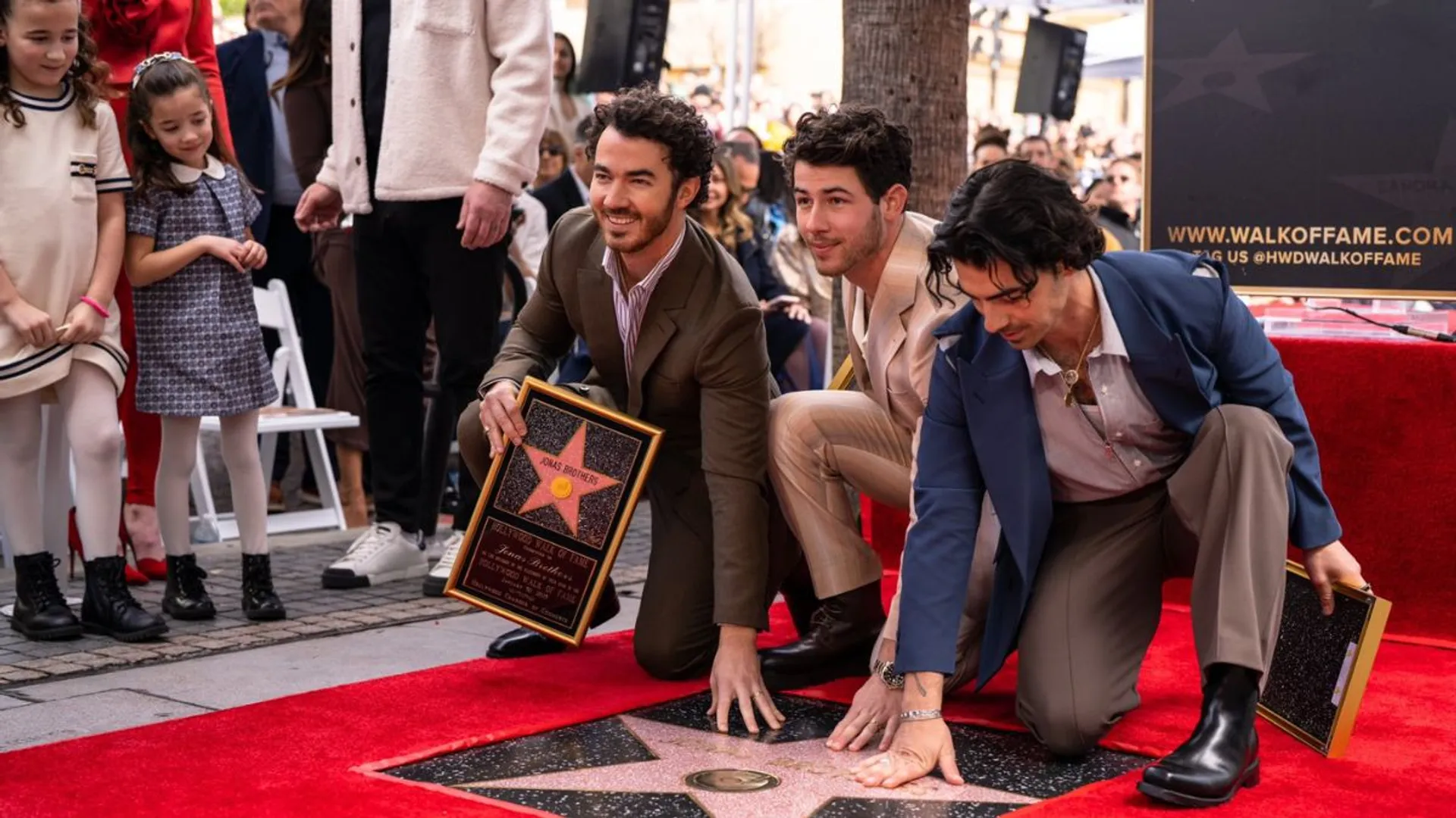 Jonas Brothers honoured at Hollywood Walk Of Fame, announce their new album