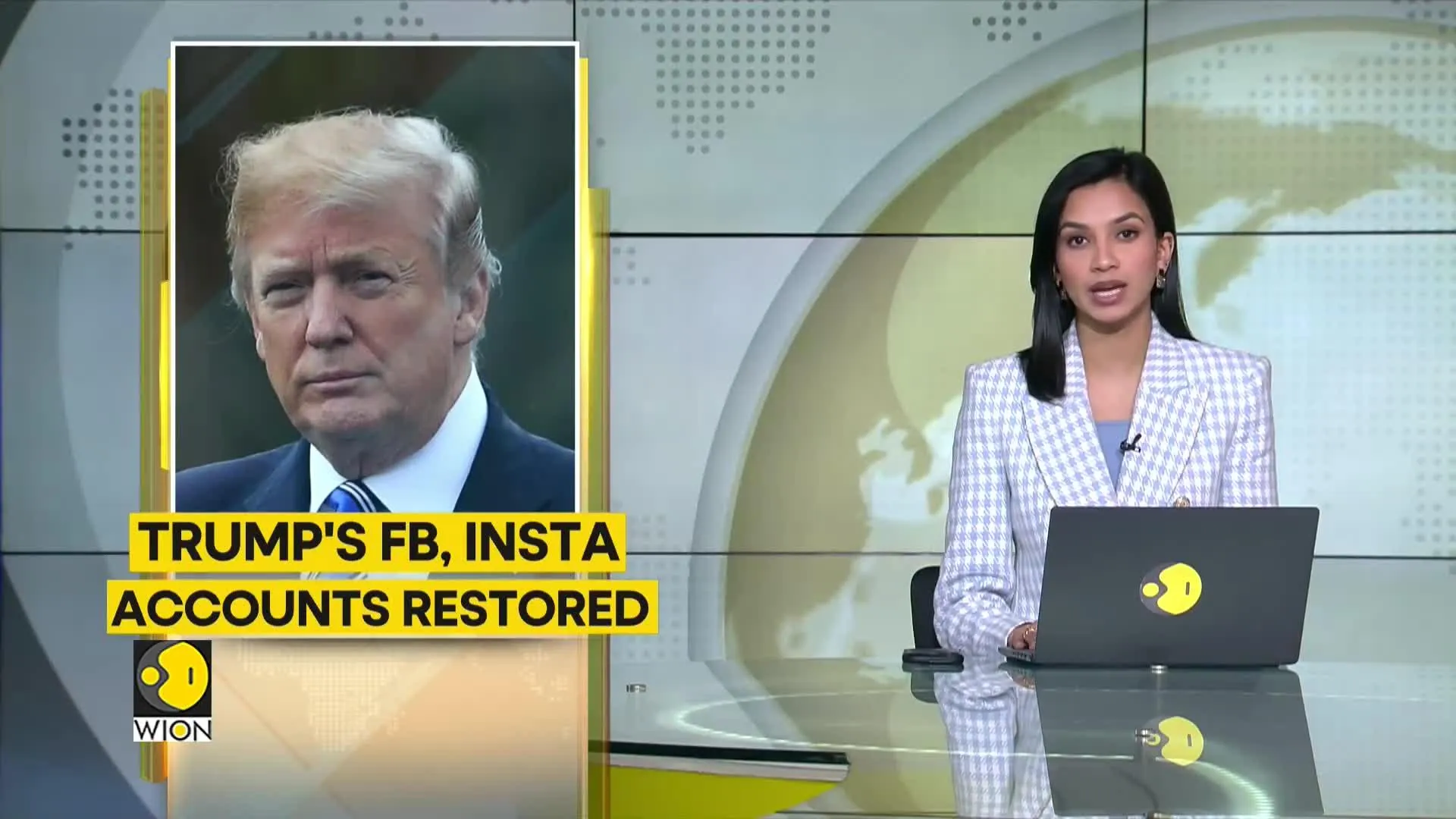 Former US President Trump's Insta, FB accounts restored; access granted after 2 years