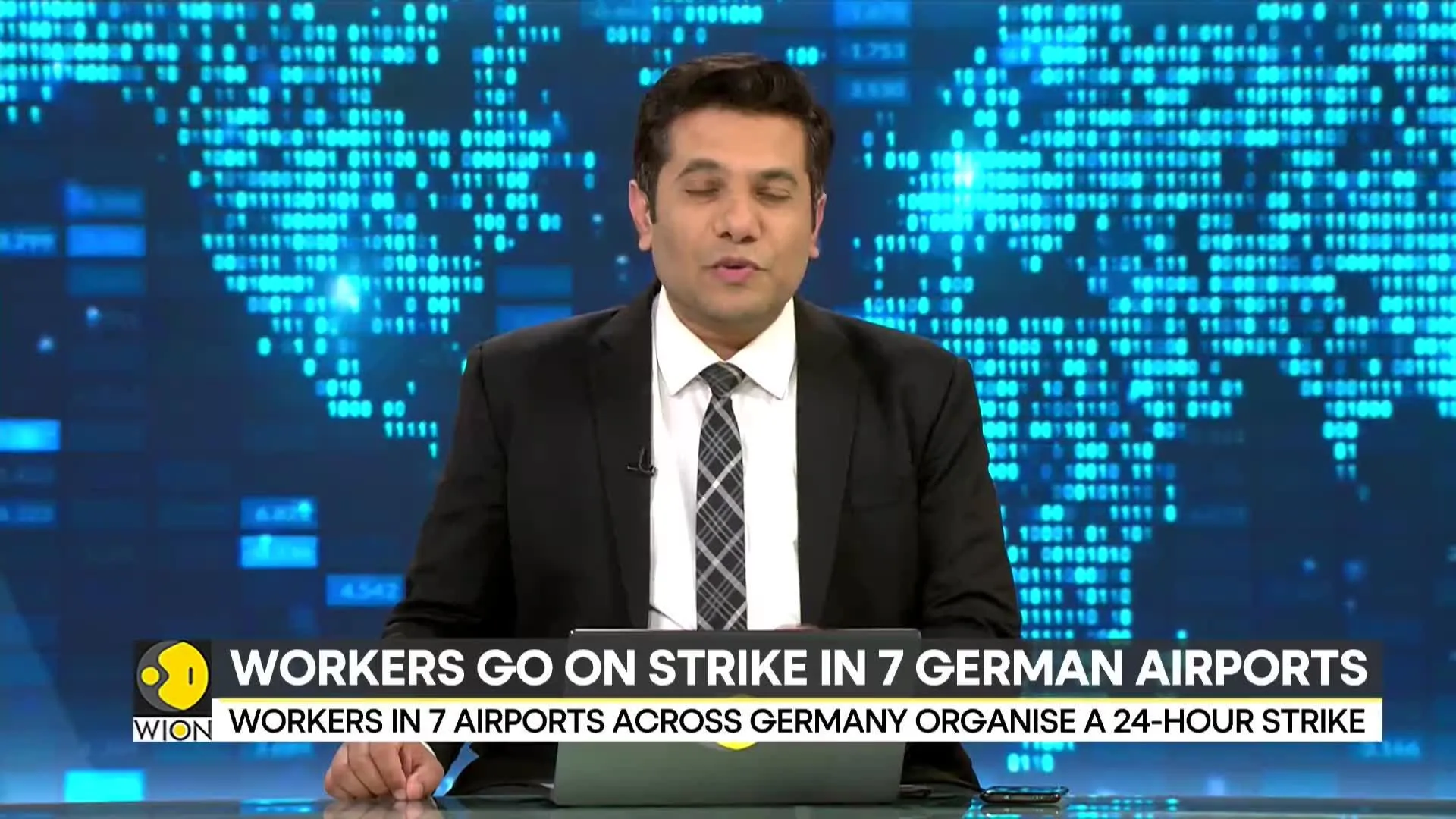 Workers go on strike in seven German airports