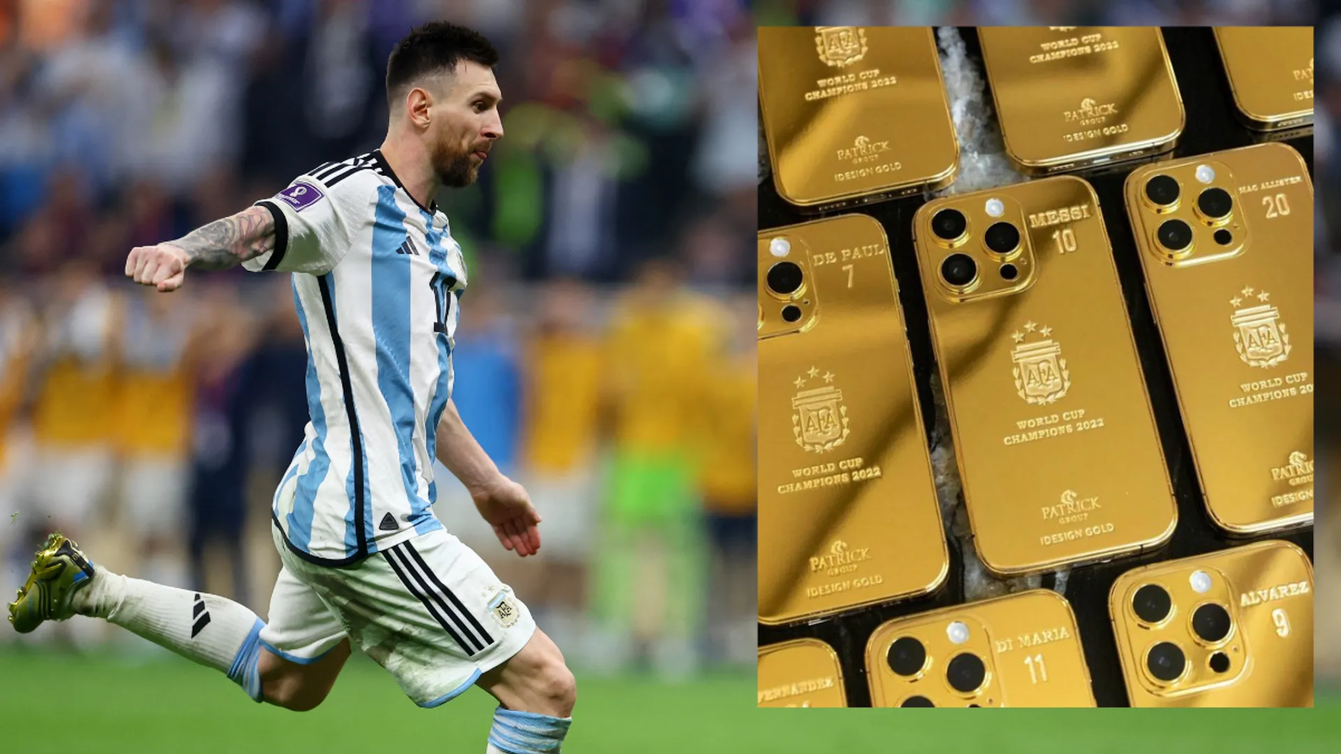 Lionel Messi gifts gold iPhones to his Argentina World Cup-winning teammates, support staff