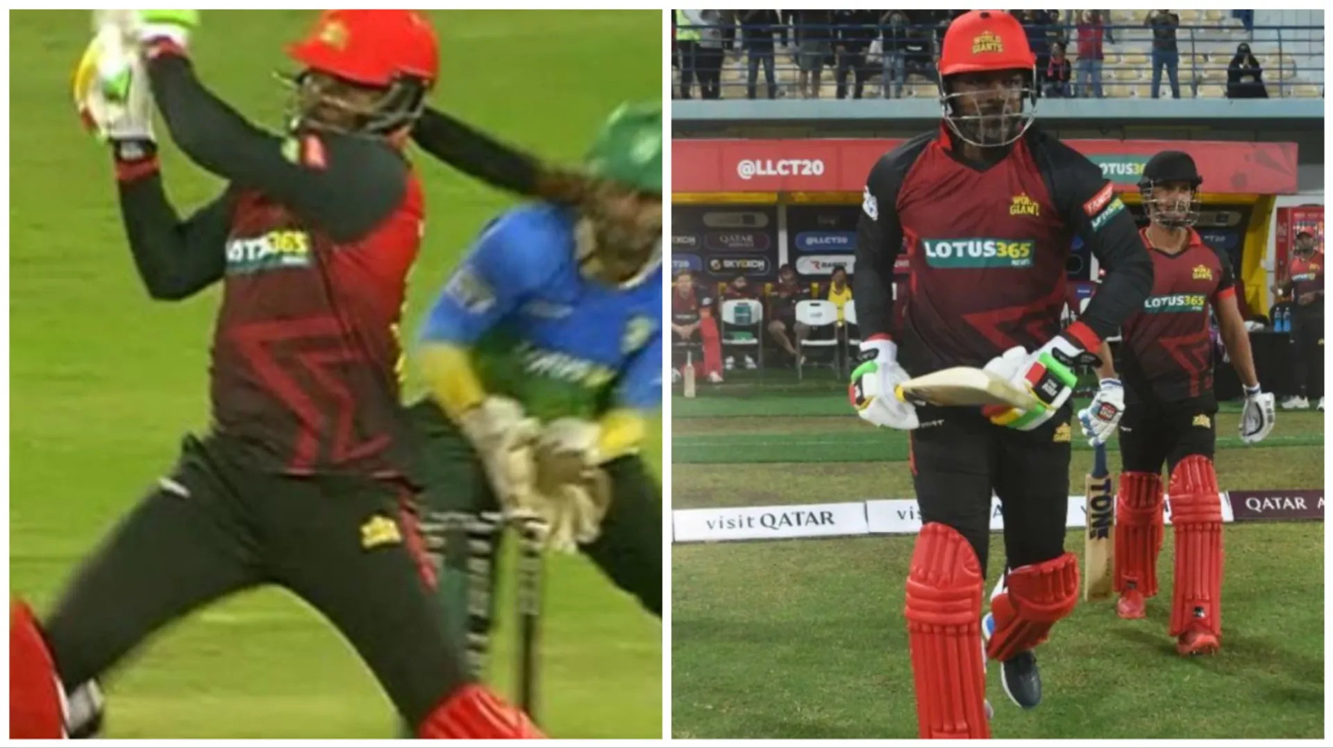 BOX-OFFICE STUFF! Chris Gayle hits three consecutive sixes in Legends League Cricket - WATCH