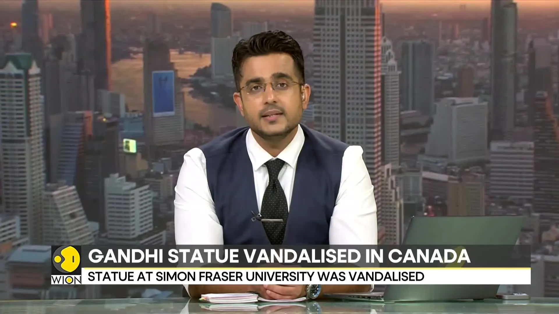 Second Mahatma Gandhi statue vandalised in Canada this month
