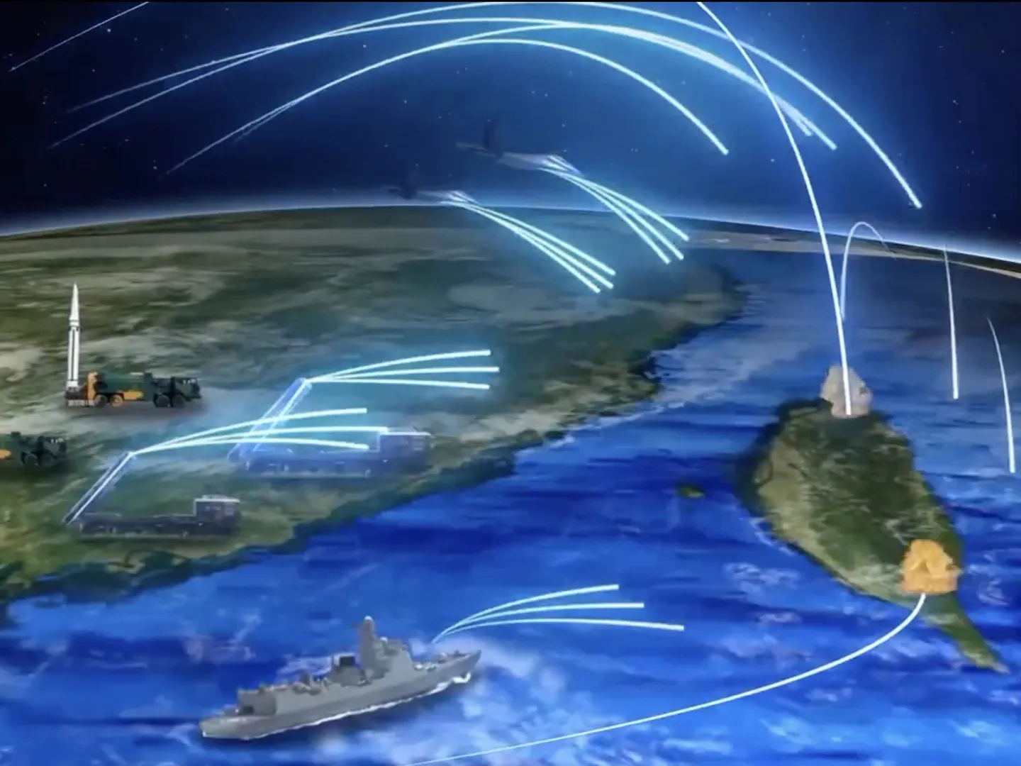 Chinese military releases simulation clip of how it will attack Taiwan if war breaks out. Watch
