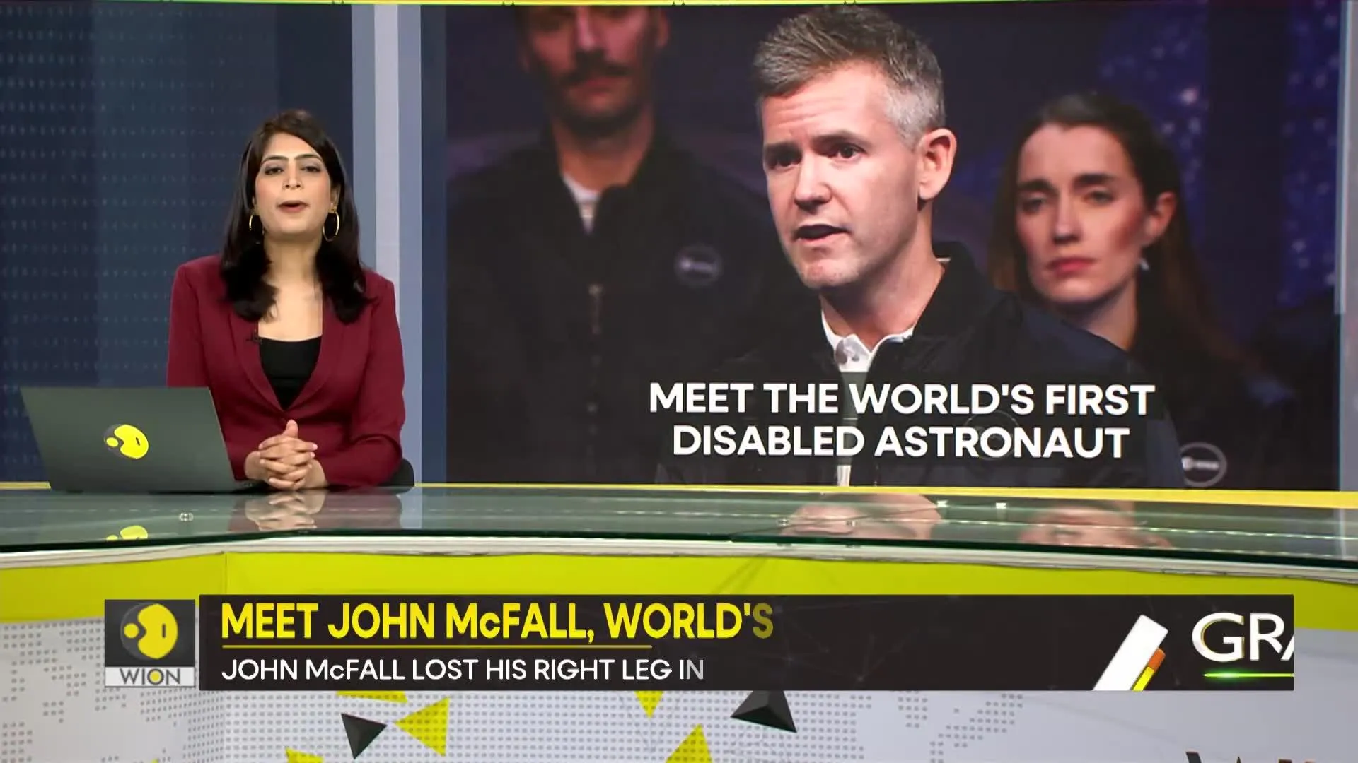 Gravitas: World's first para-astronaut John Mcfall makes maiden zero-gravity trip!