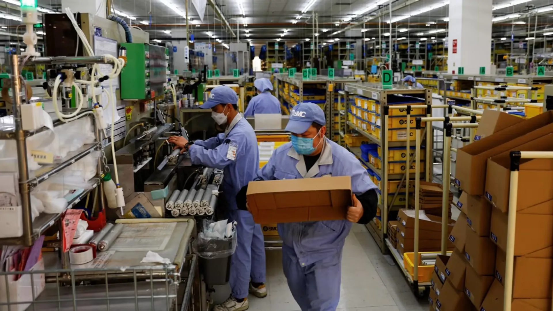 China manufacturing dips in April, latest figures suggest a slowing down of economic recovery