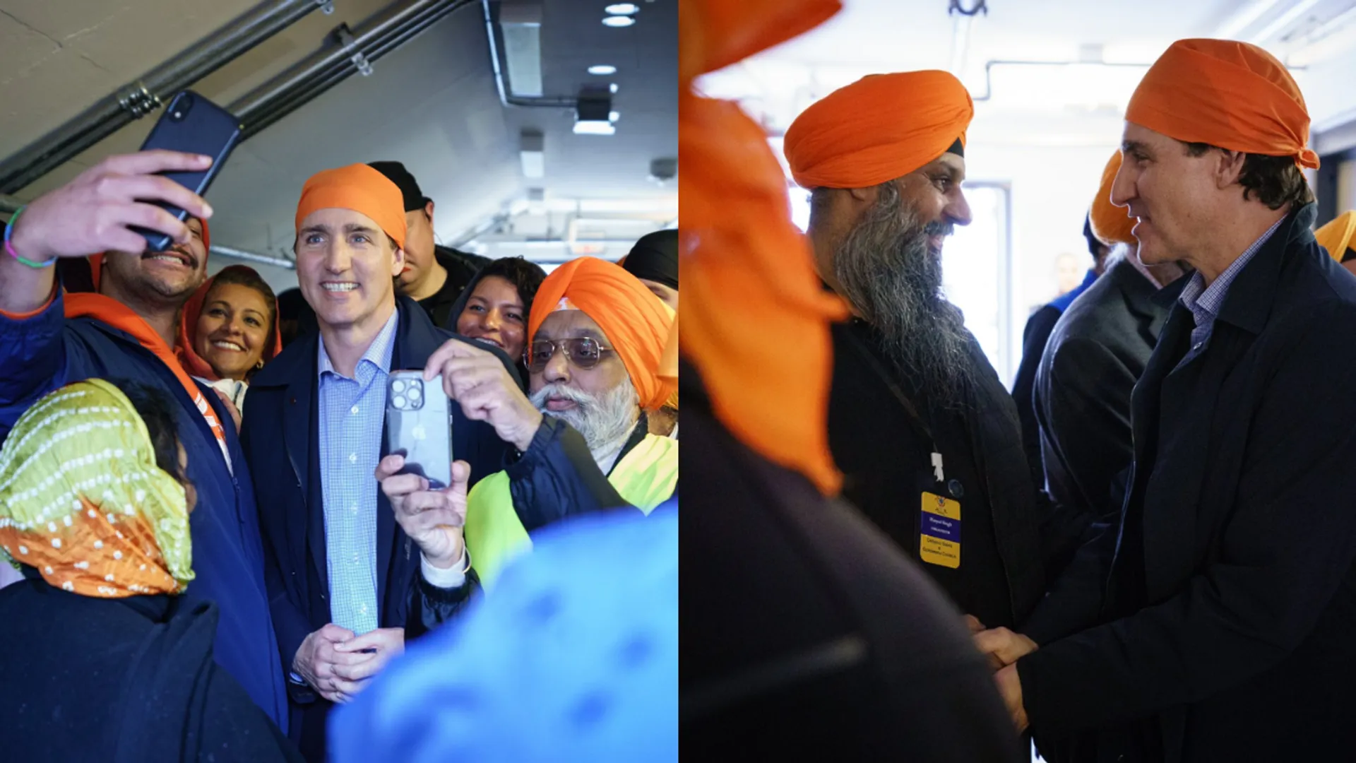 Canadian PM Justin Trudeau attends Khalsa Day celebrations in Toronto