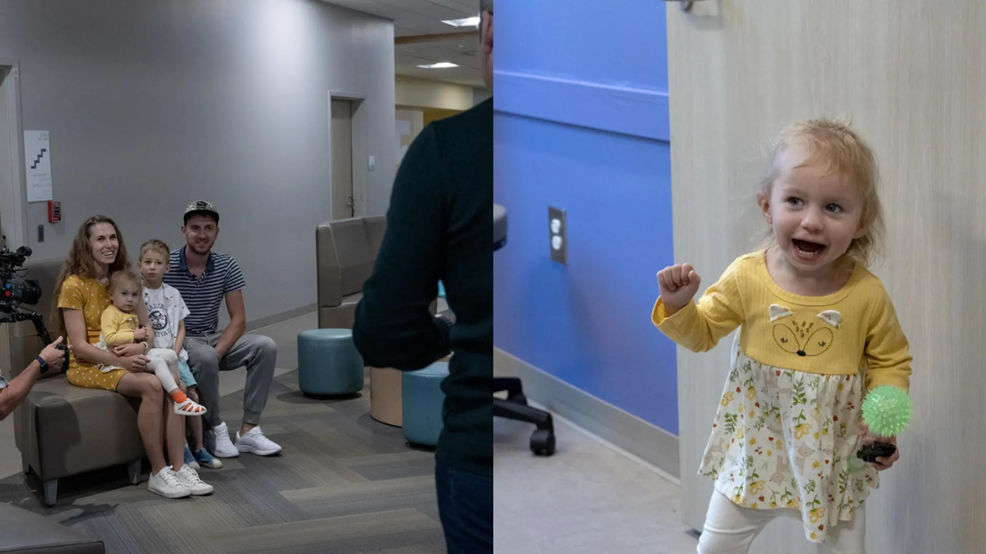 Two-year-old Ukrainian refugee receives 'gift of sound' in United States