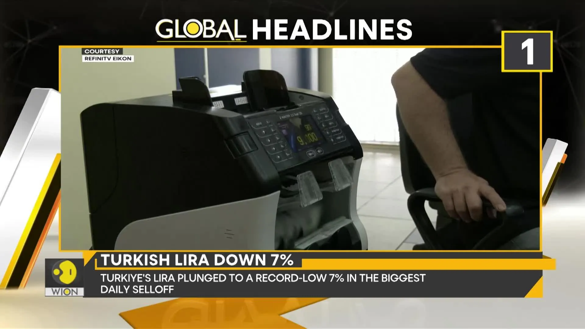 Gravitas Global Headlines: Turkish Lira plunged to a record-low 7% in the biggest daily selloff