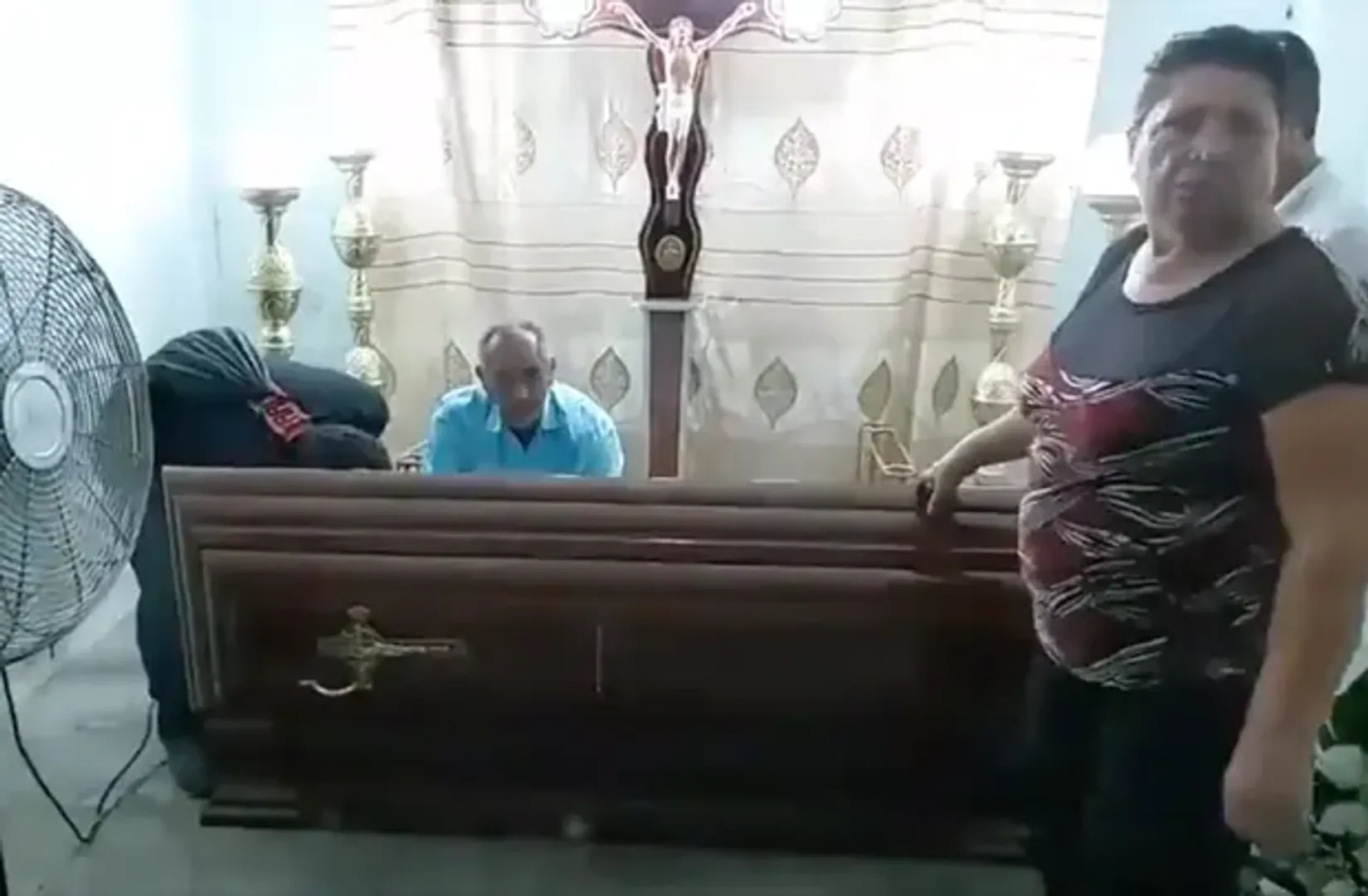 Watch: Dead woman comes to life during funeral, mourners stunned
