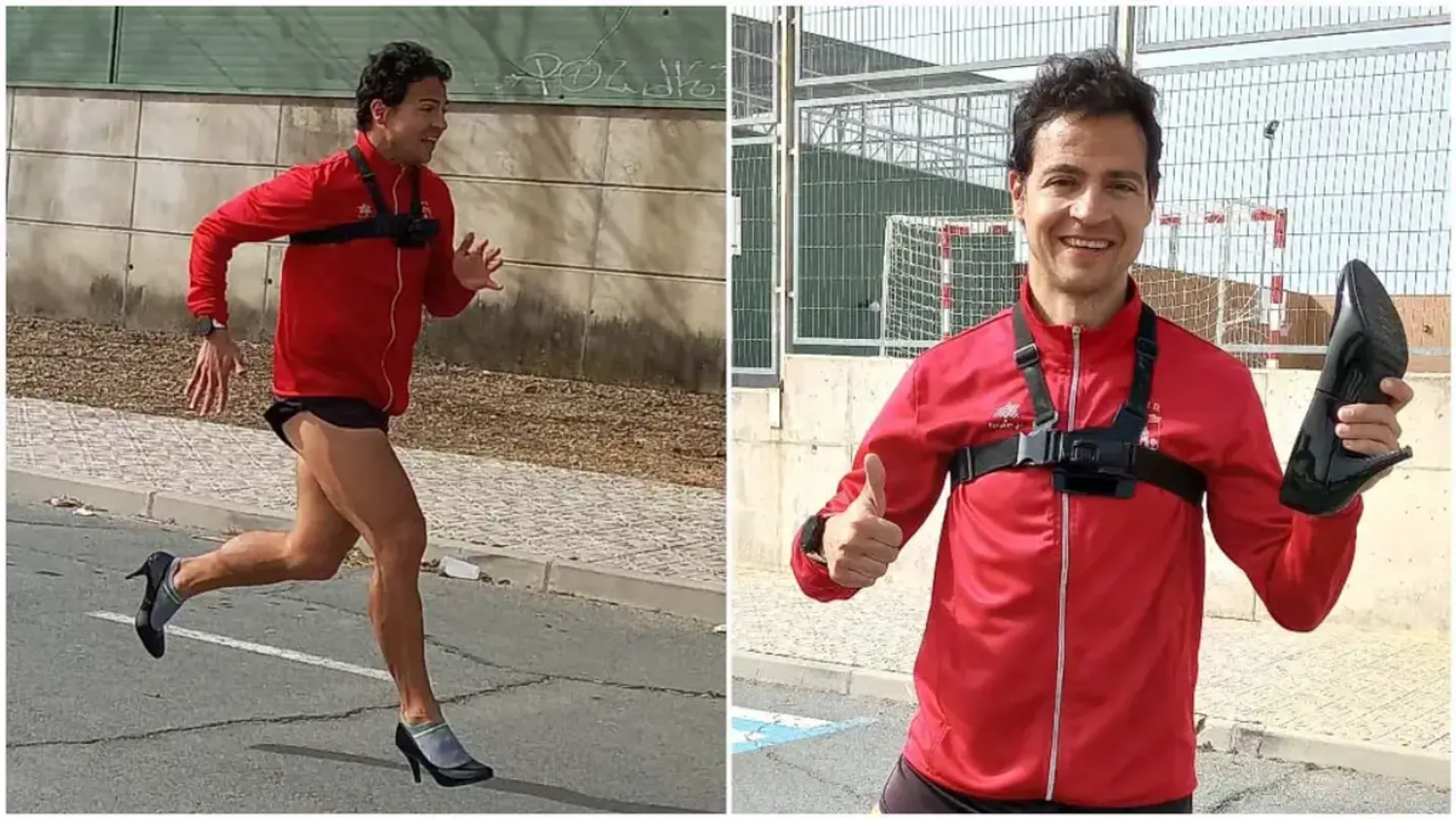 WATCH | Spanish man sprints 100 metres in high heels, sets new world record